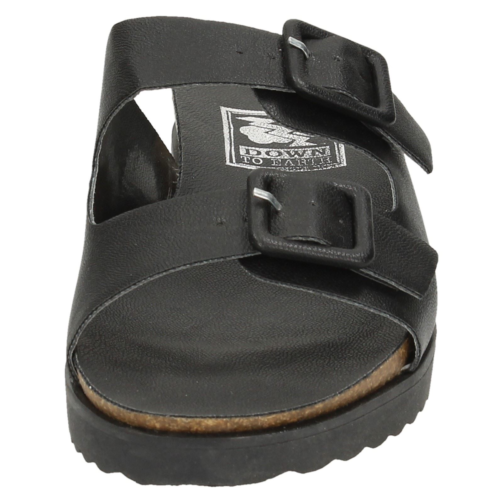 Ladies Down To Earth Flat Casual 'Sandals' - Picture 9 of 19