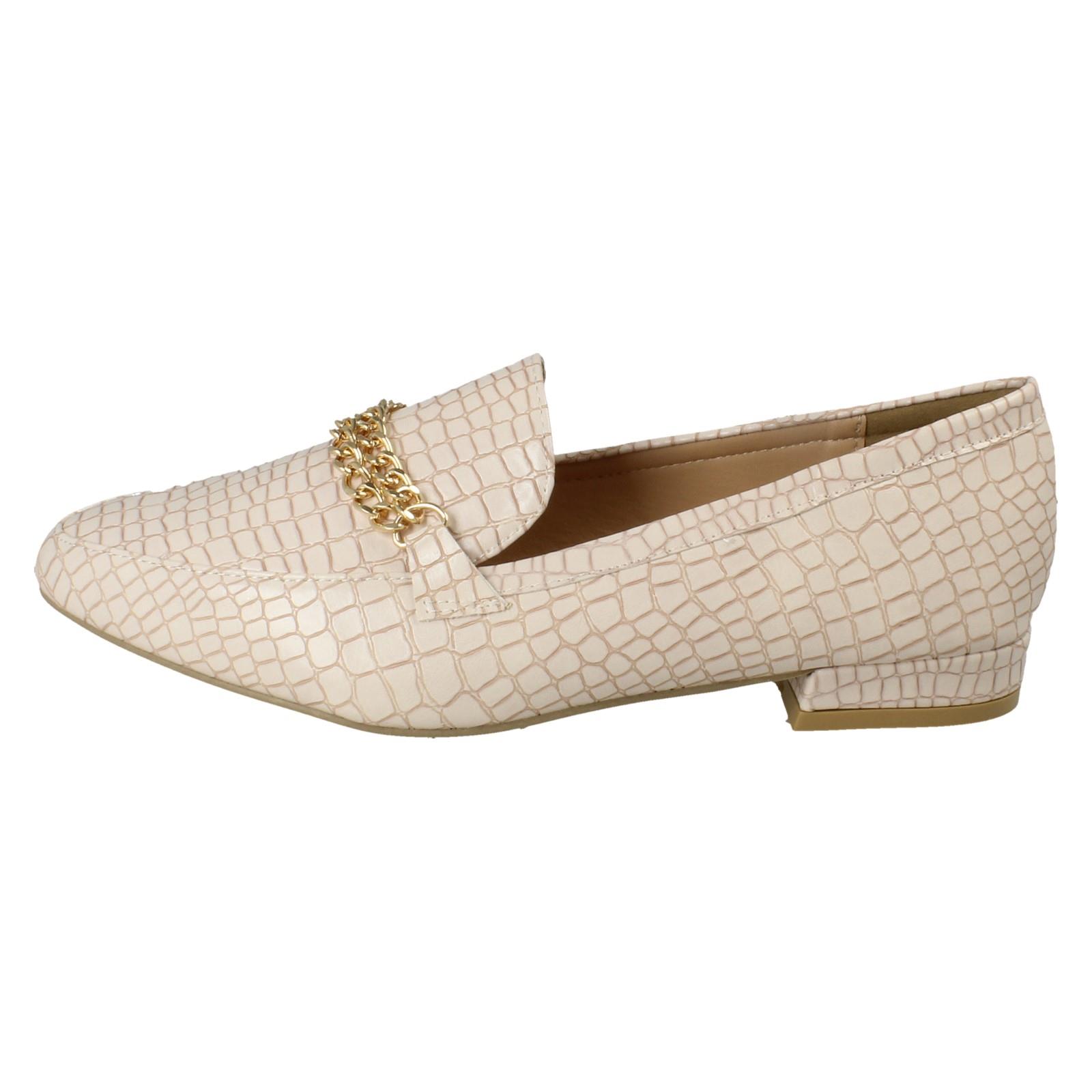 Ladies Spot On Wide Fit Loafers 'F8R0534' - Picture 12 of 19