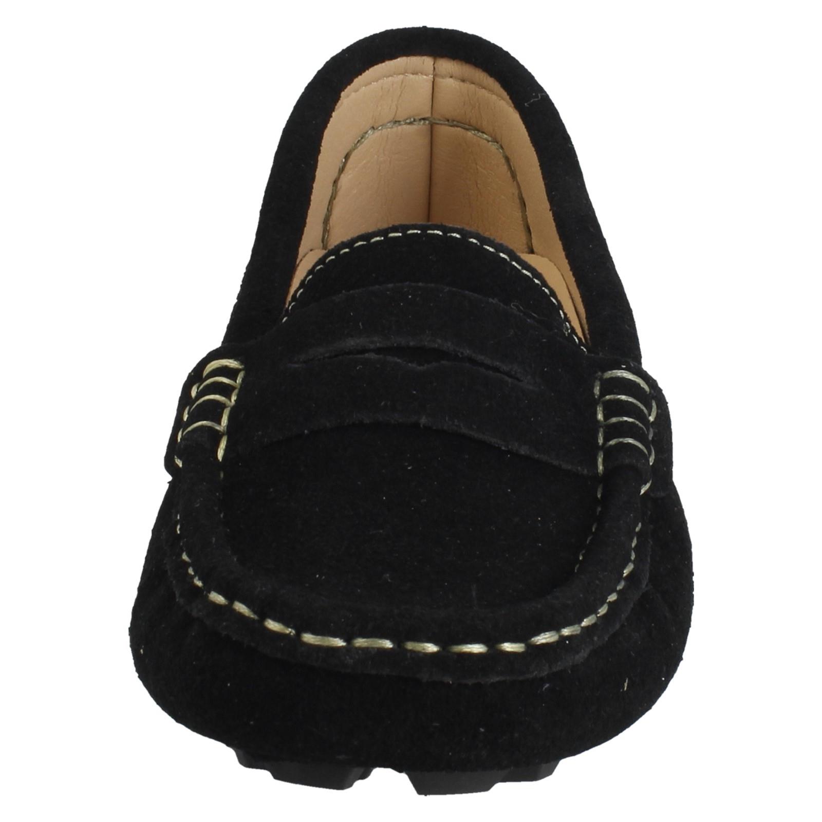 Ladies Down To Earth Suede Leather Slip On Moccasins F8R0593 - Picture 9 of 19