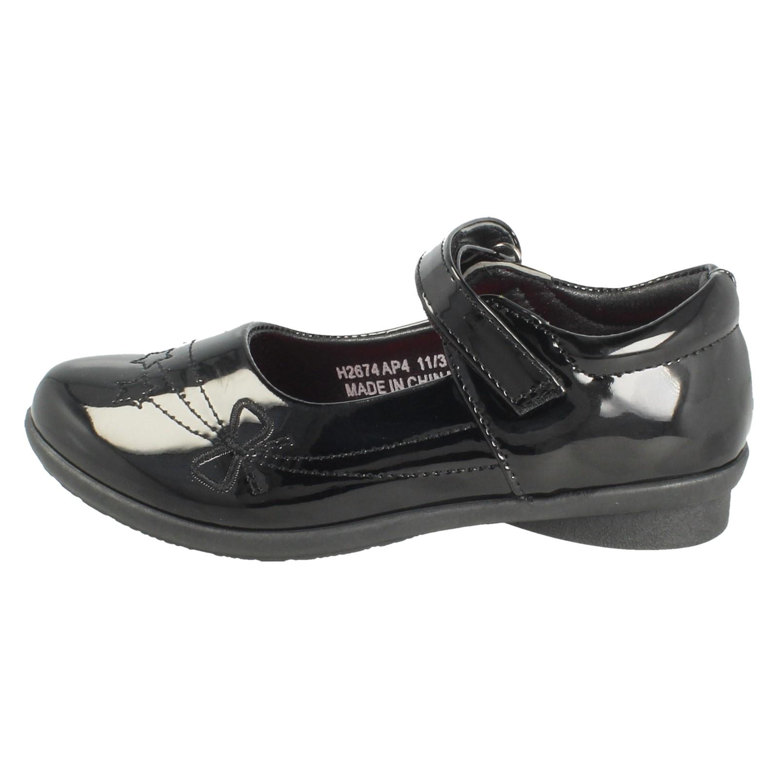 Girls Spot On Mary Jane School Shoes H2R674 - Picture 3 of 10