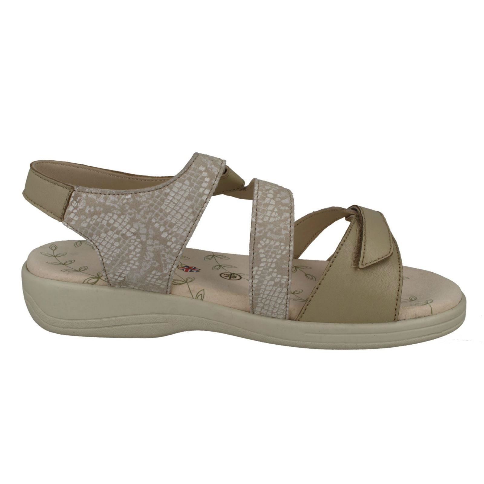 Sandalias de ajuste ancho elegantes con tiras para dama Padders Sunseek - Imagen 7 de 19
