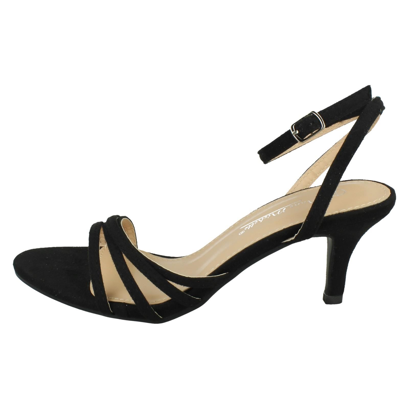 Sandalias de fiesta Anne Michelle de tacón medio calce ancho para dama 'F1R2112' - Imagen 3 de 46