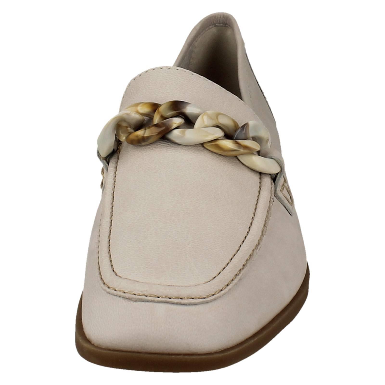 Mujer Clarks Cuero Suave Punta Cuadrada Mocasines Estilo Smart Zapatos: Sarafyna - Picture 45 of 55