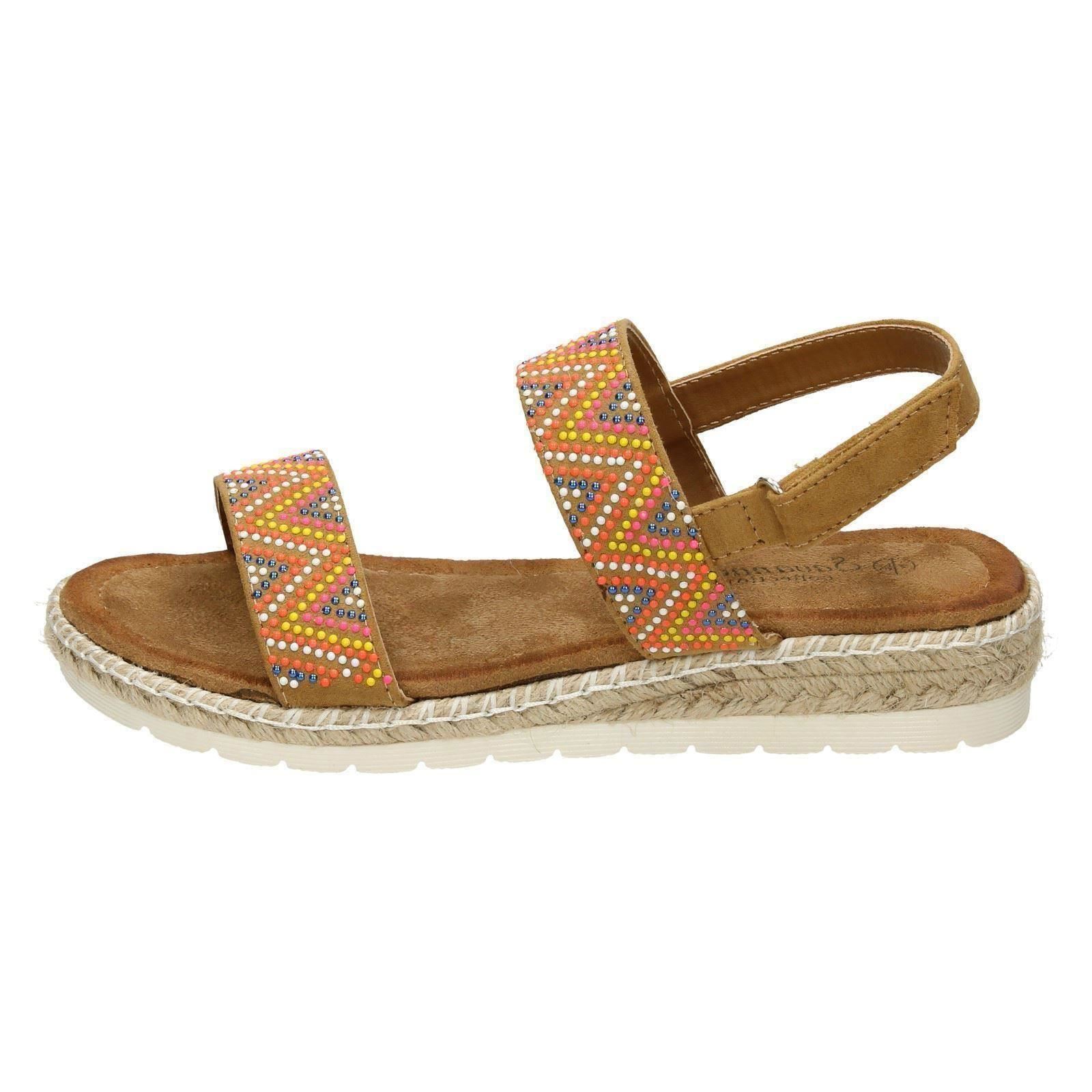 Ladies Savannah 'Coloured Studded Sandals' eBay