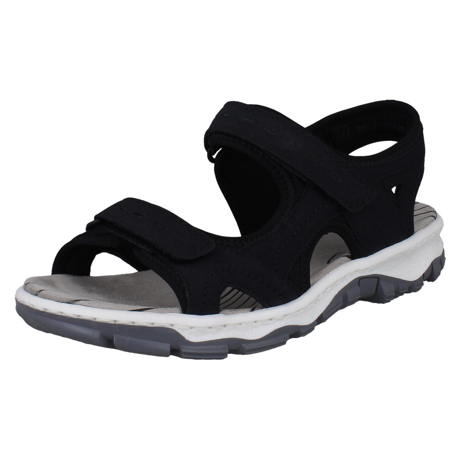 Sandalias de verano Rieker sintéticas antiestrés estilo deportivo para dama 68866 - Imagen 11 de 46