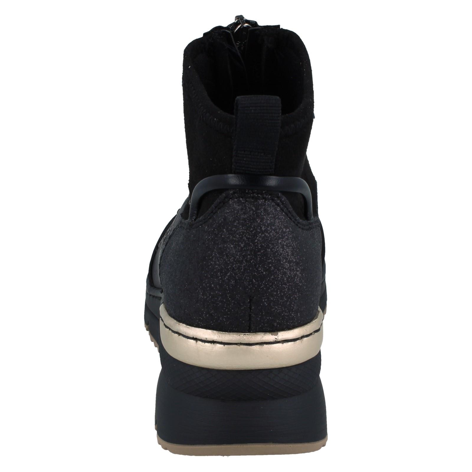 Ladies Rieker Ankle Boots With front Zip 'N6361' - Picture 7 of 10