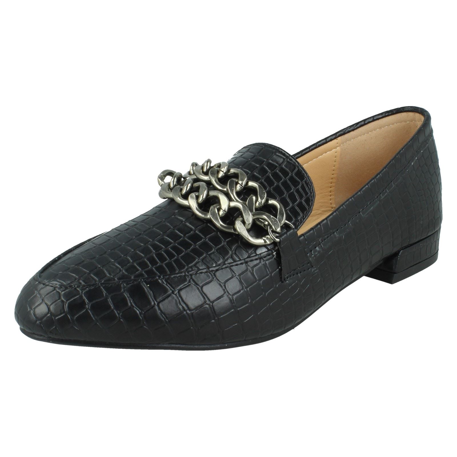 Ladies Spot On Wide Fit Loafers 'F8R0534' - Picture 2 of 19
