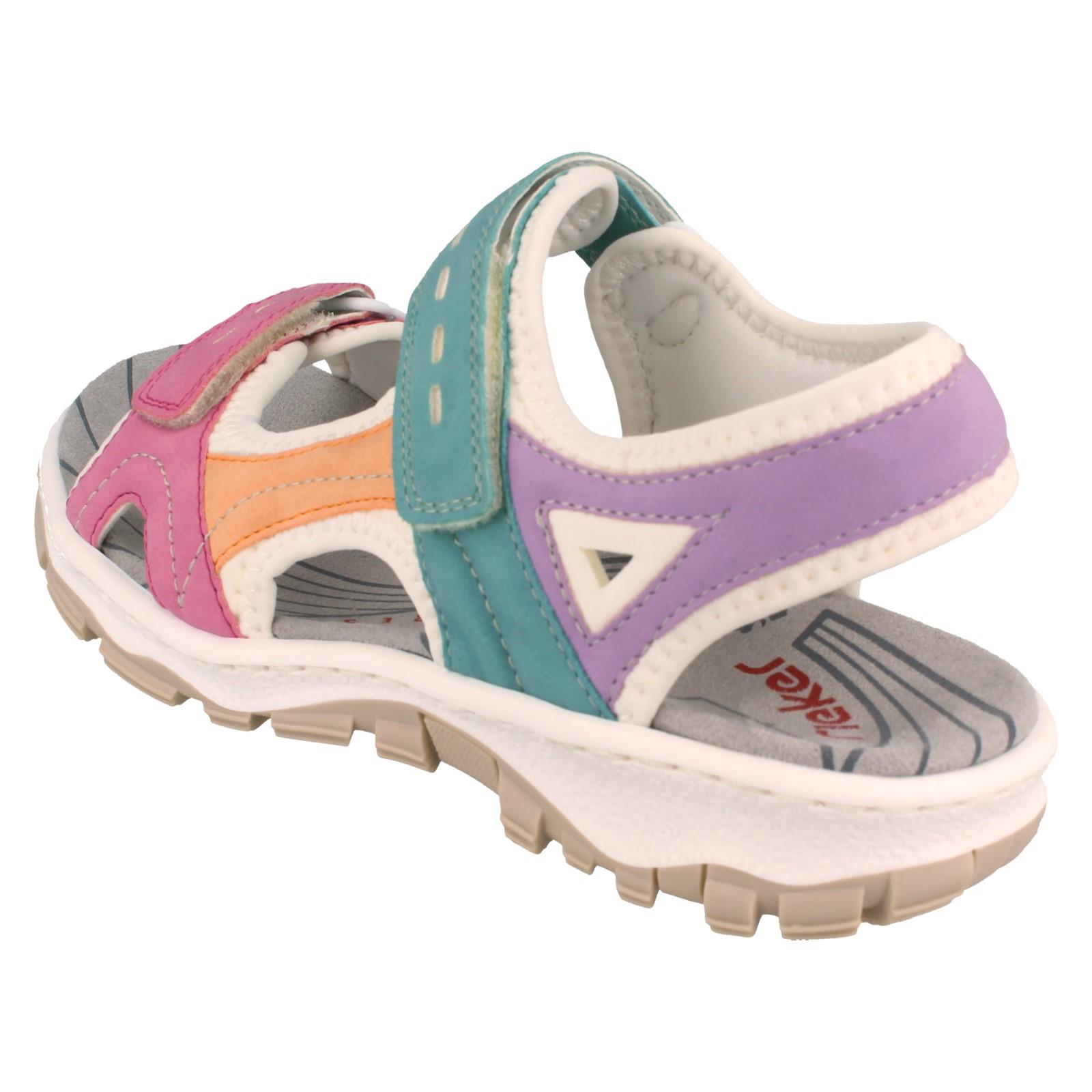 Sandalias de verano Rieker sintéticas antiestrés estilo deportivo para dama 68866 - Imagen 43 de 46