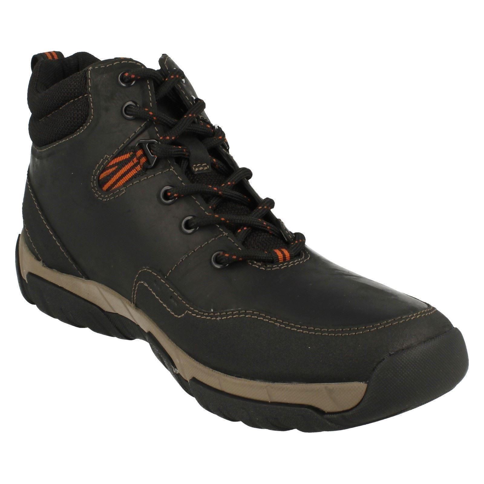 Mens Clarks Waterproof Lace Up Boots 'Walbeck Top' eBay