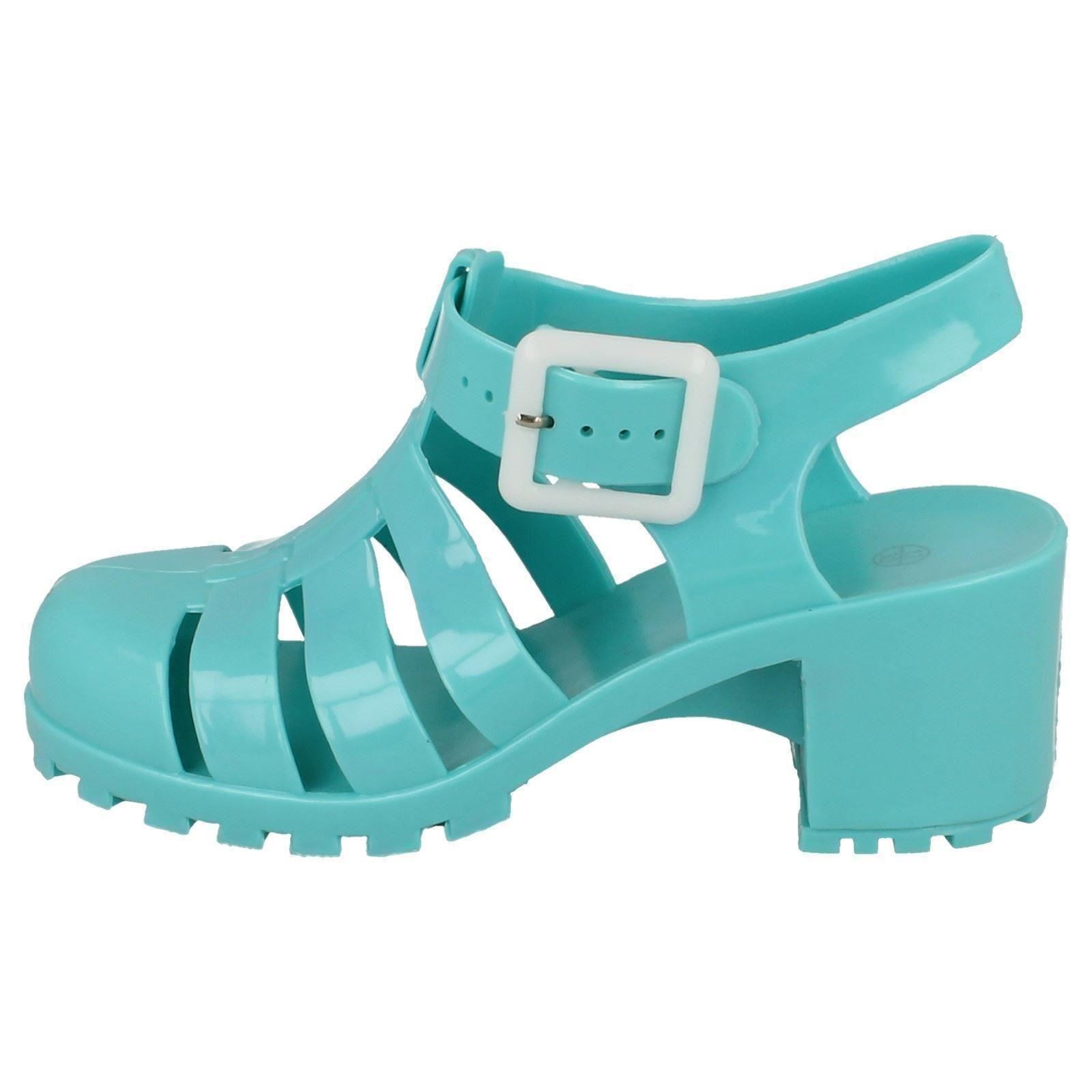 Girls Spot On Heeled "Jelly Shoes" - Picture 21 of 37