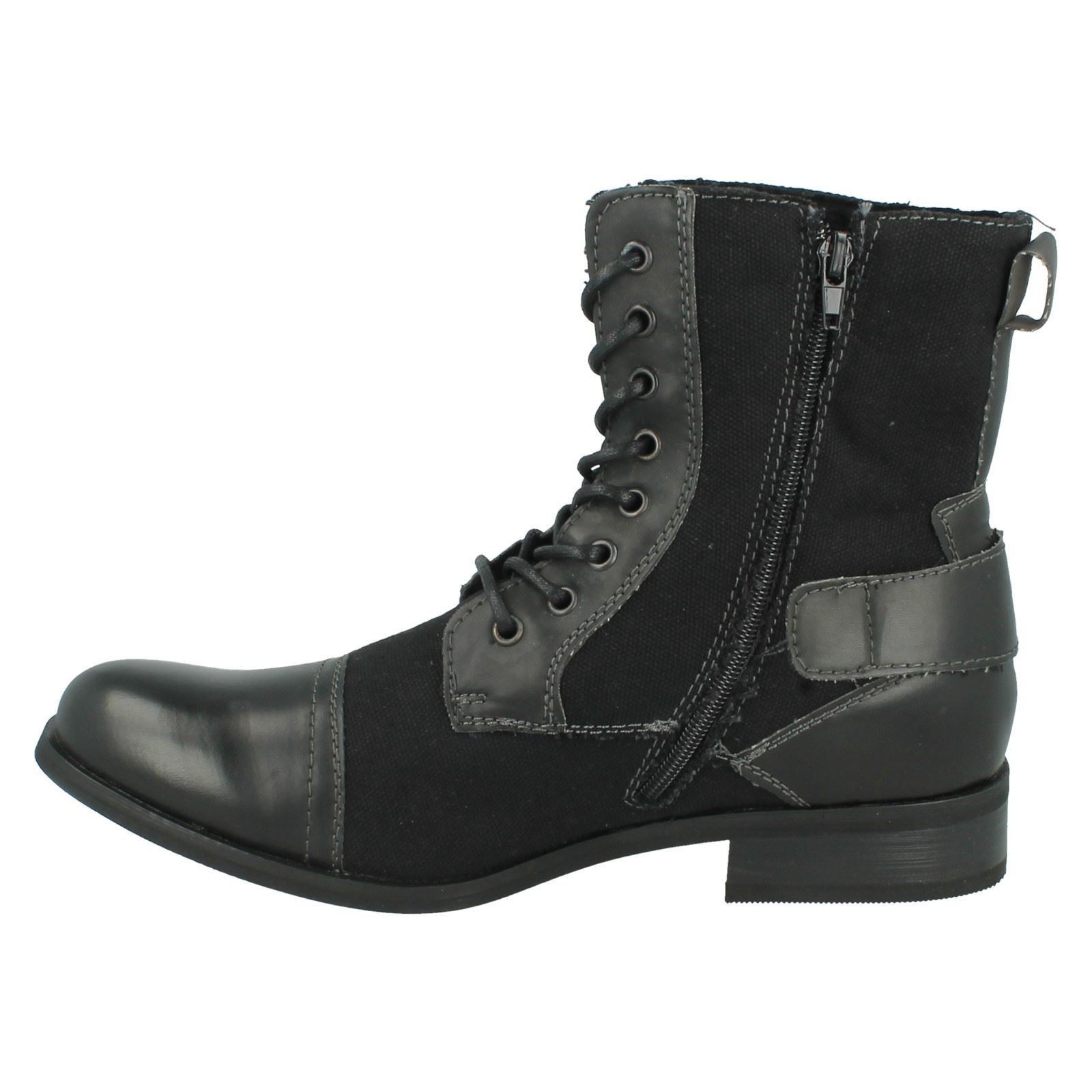 pour Lace homme Maverick Black Up Bottes FxUnqn