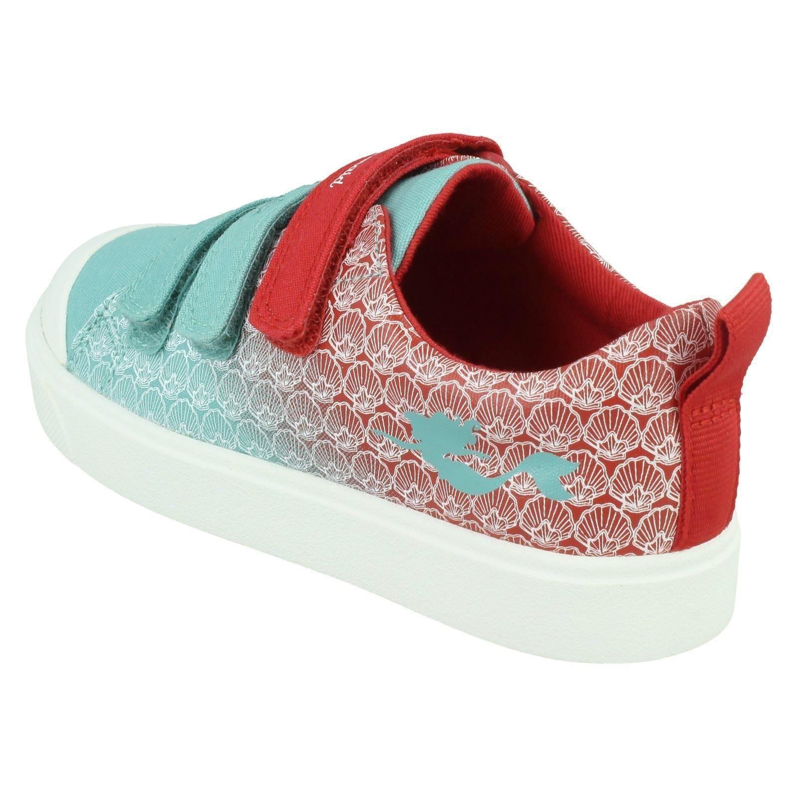 CLARKS GIRLS DISNEY Little Mermaid Shoes City Shell K £28.00 PicClick UK