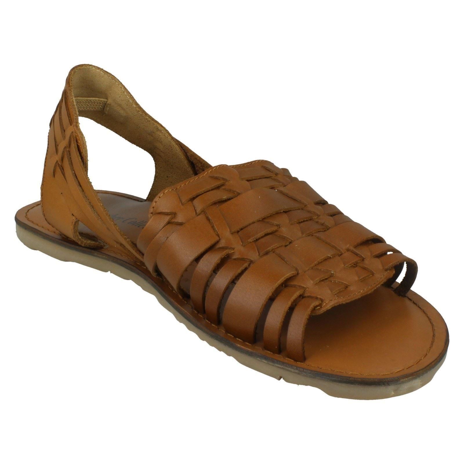 Mens Leather Collection Slingback Sandals - Picture 17 of 19