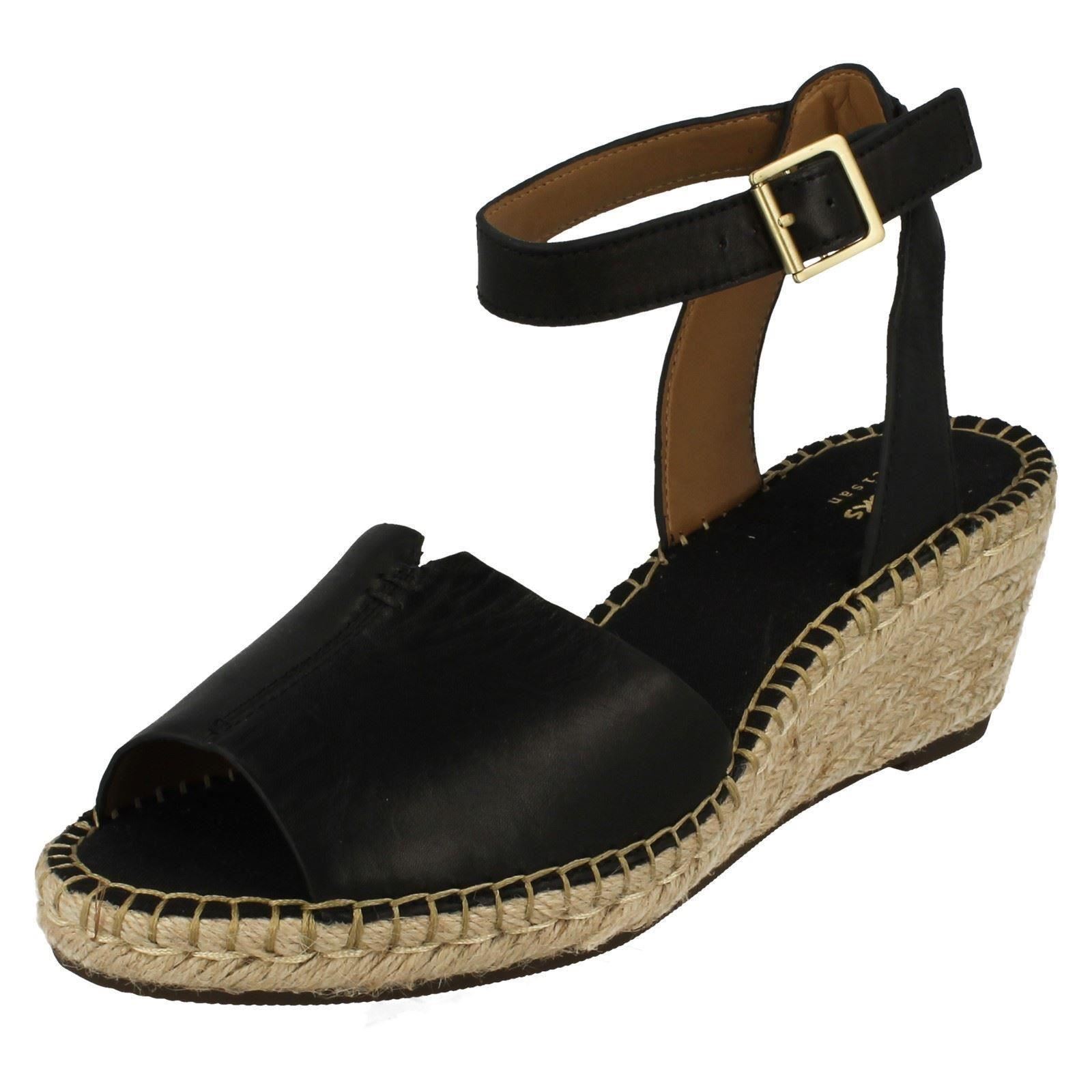 Ladies Clarks Hessian Wedge Sandals Petrina Selma | eBay