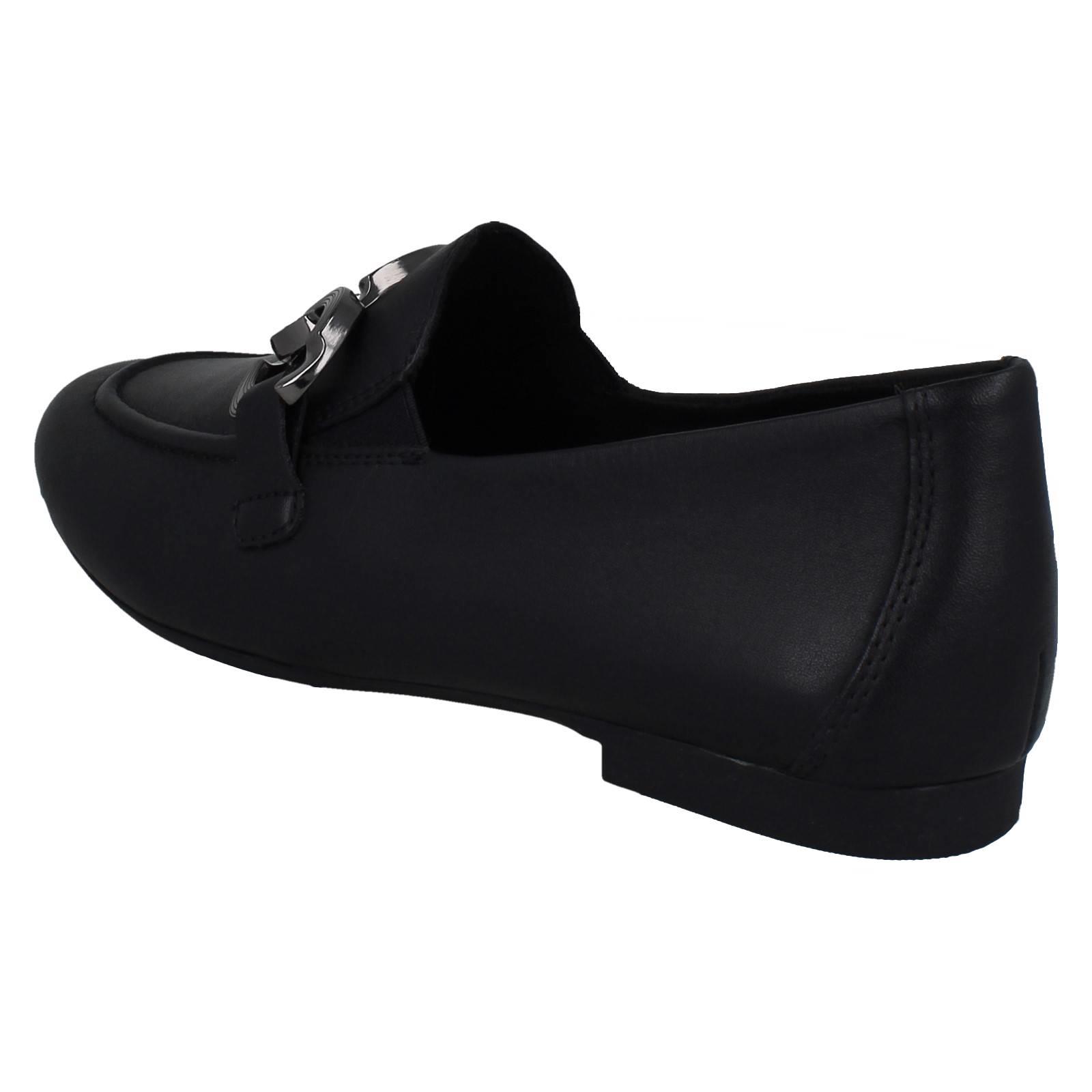 Ladies Remonte Soft Leather Loafers Removable Insoles Smart Office *D0K09* - Picture 4 of 19