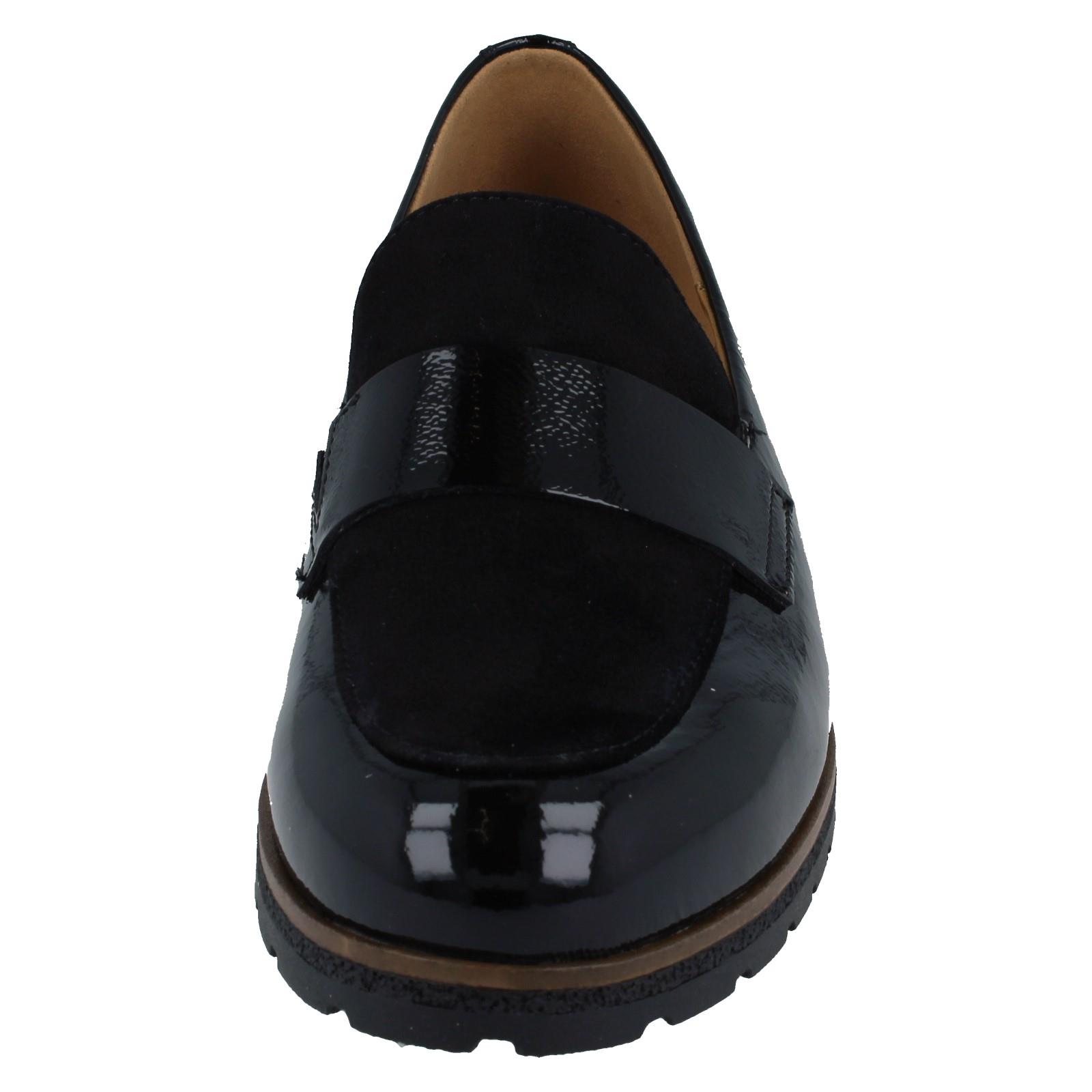 Femmes Gabor à Enfiler Mocassins Cuir Avec Petit Environ 1.5 CM Bloc Talon : - Foto 9 di 10