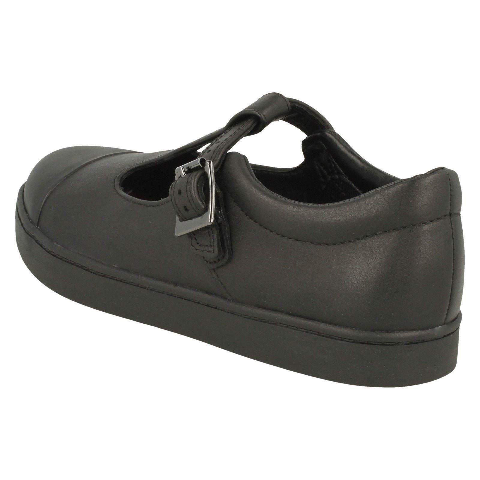 Tea School T Shoes bar Girls City Black Clarks fwBTgF8xq7