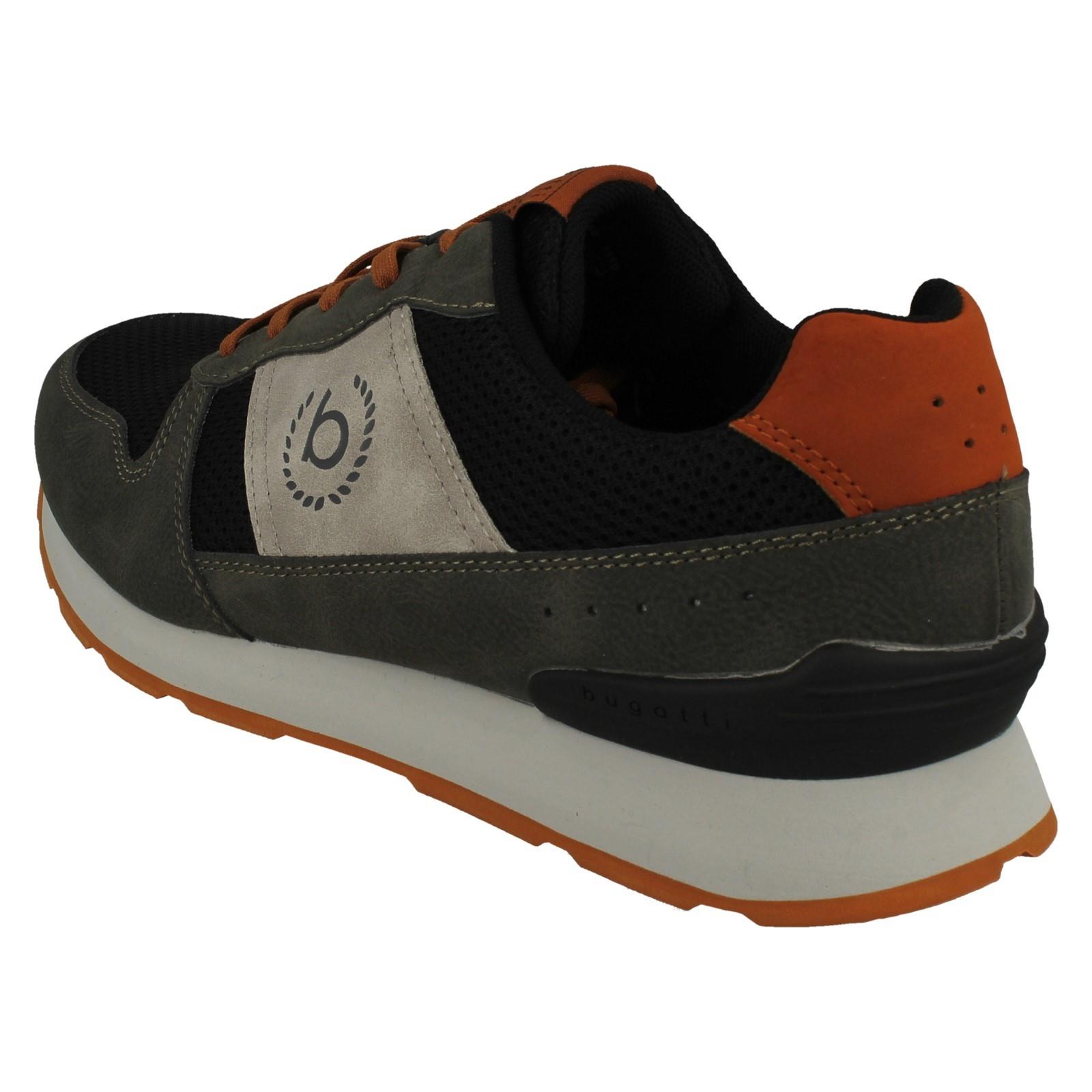 Mens Bugatti Casual Lace Up Logo Detailed Trainers 323-30806-5069 - Picture 4 of 10