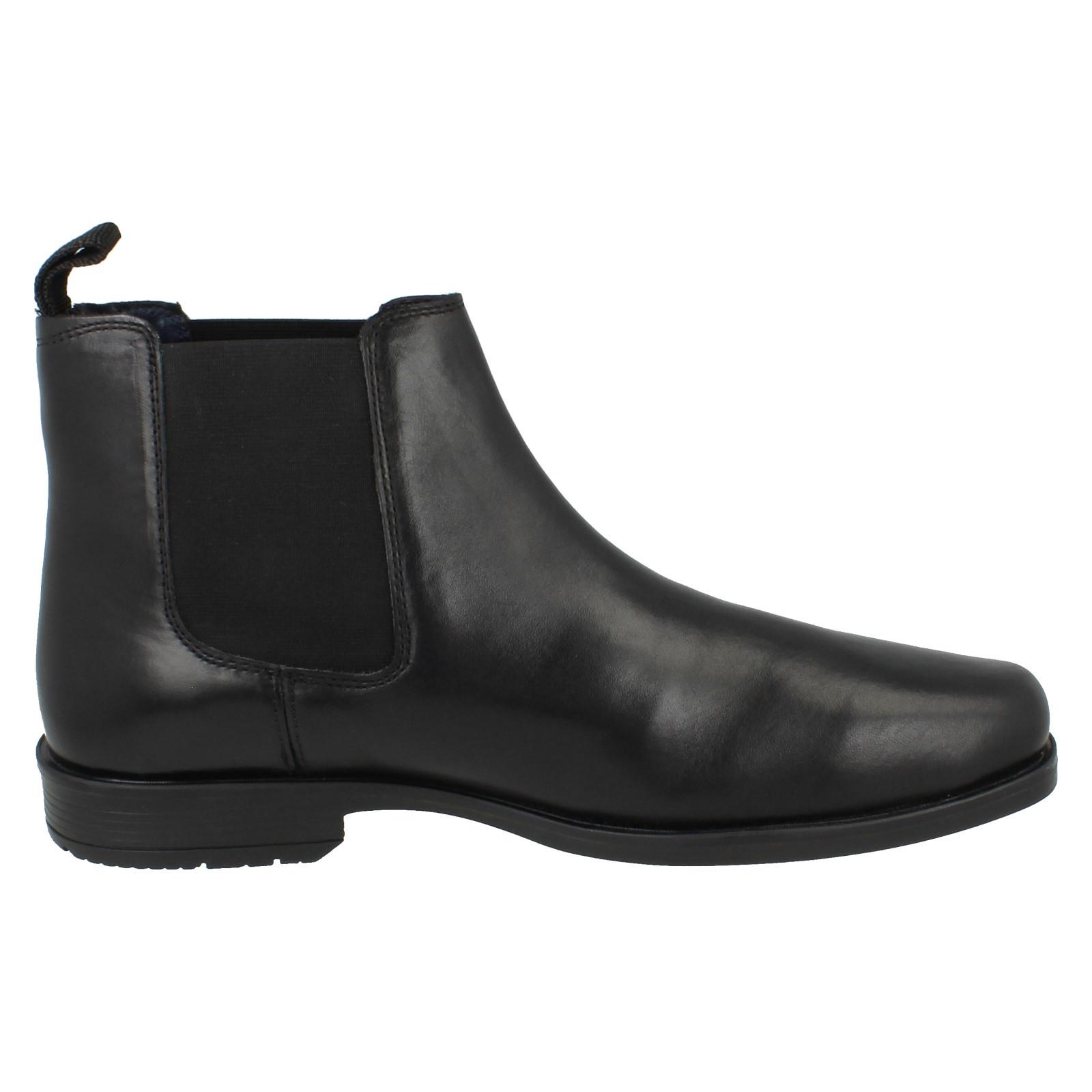 Bottes Chelsea En Cuir Élastiques Pour Hommes : Brennan - Picture 7 of 10