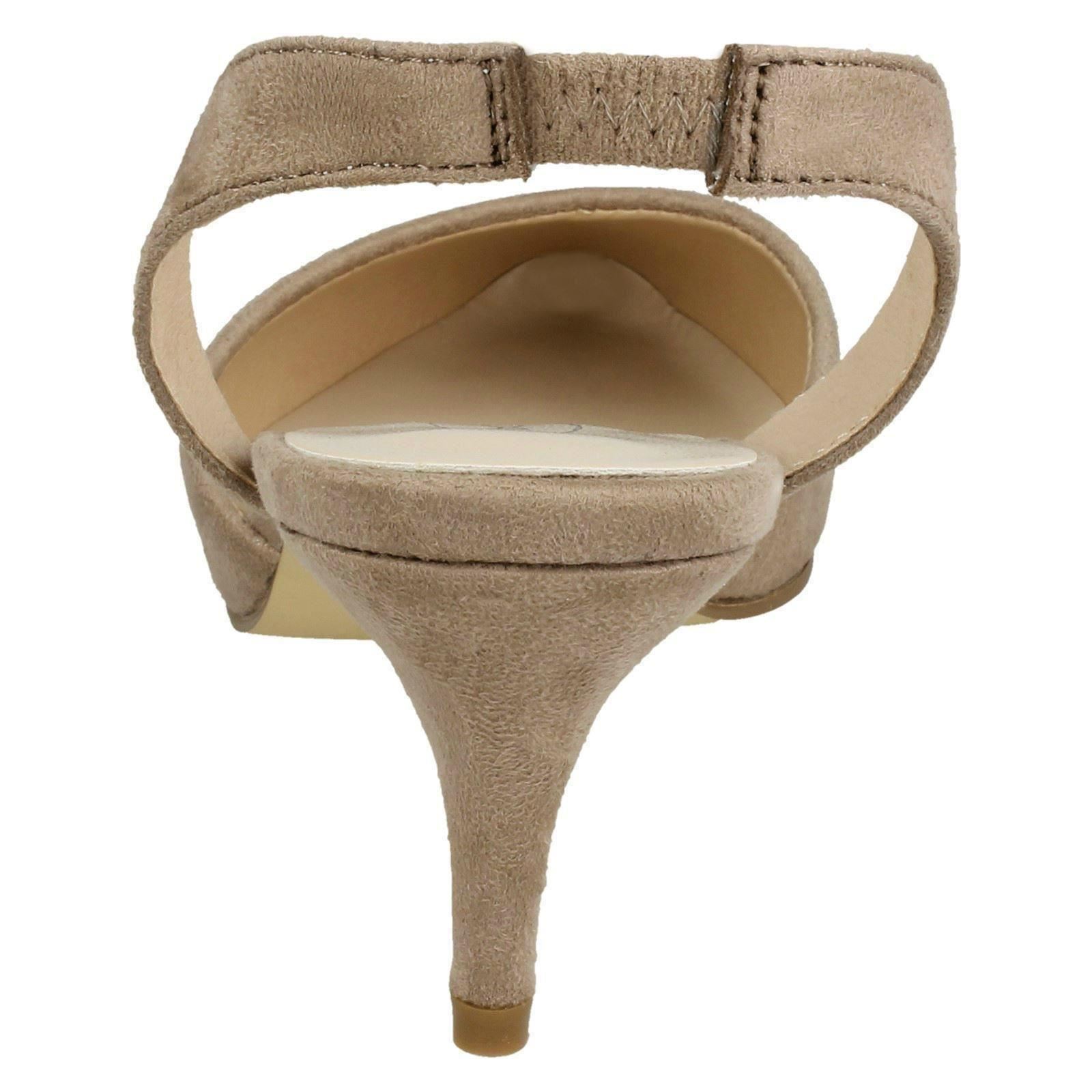 Ladies Spot On Slingback Shoes Heels *F9R0057* - Picture 59 of 73