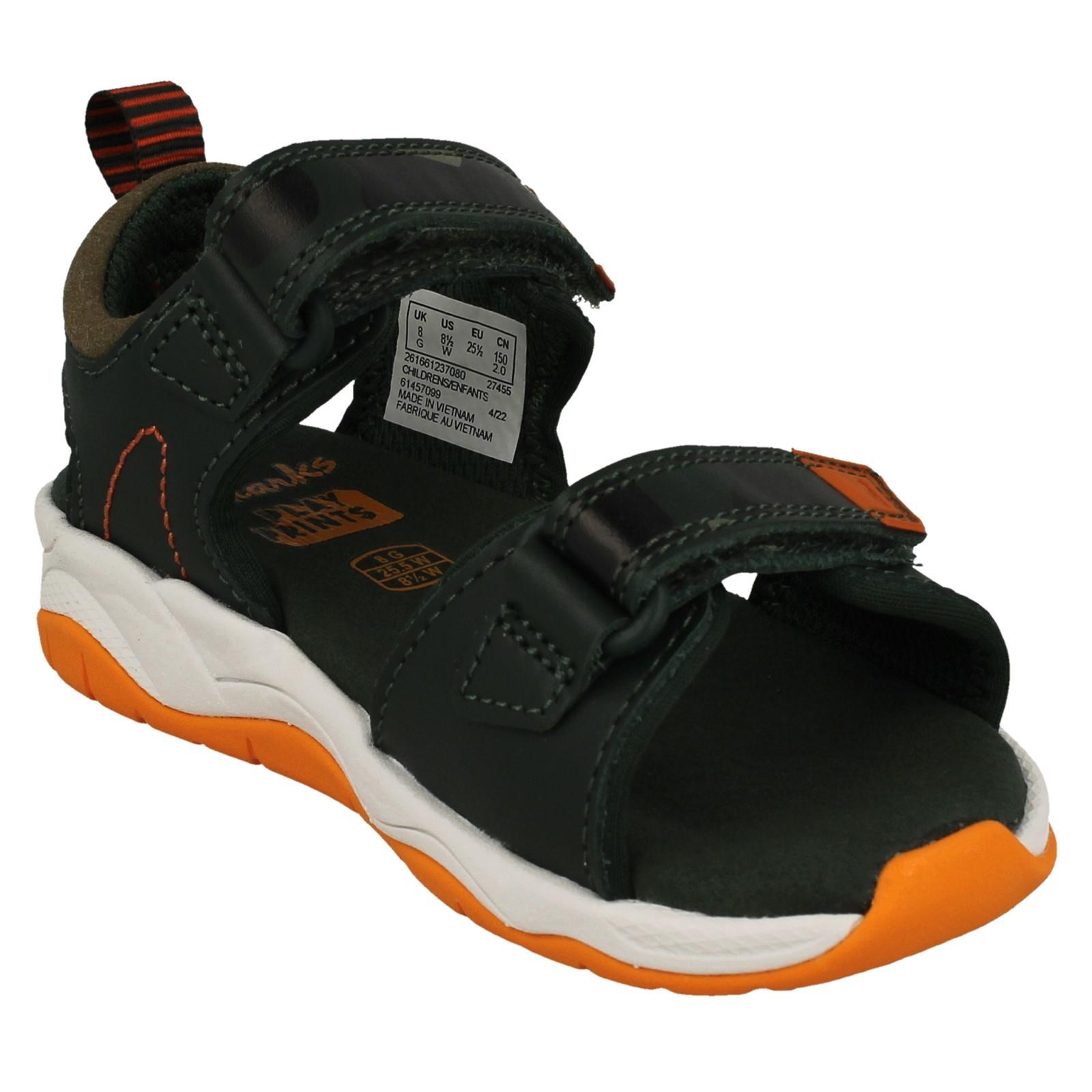 Girls PLAYPRINT Collection By Clarks Casual Paw Detailed Sandals Clowder Print - Imagen 17 de 19