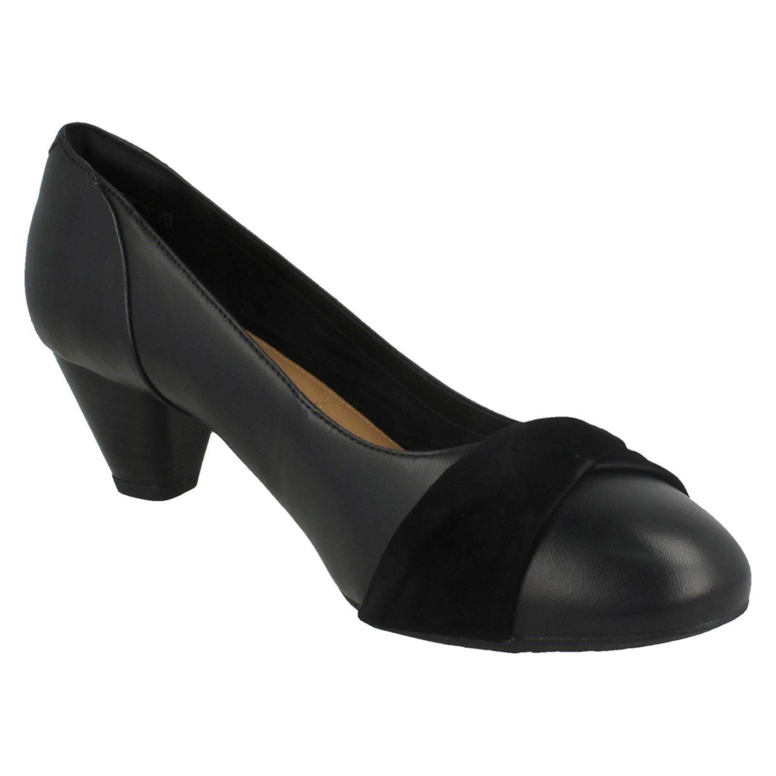 Ladies Ladies Ladies Clarks Formal Heeled Court shoes Denny Louise 26aa03 Ladies Ladies Ladies Clarks Formal Heeled Court shoes Denny Louise 26aa03