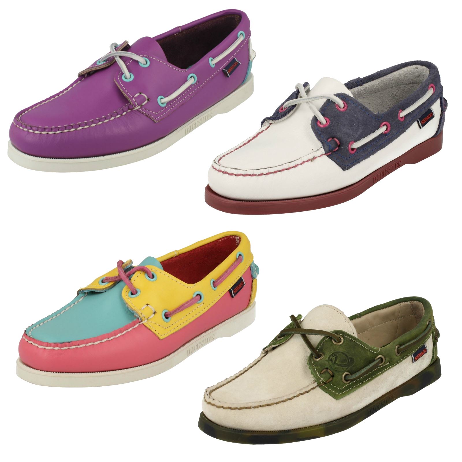 Ladies Sebago Casual Deck Shoes Spinnaker eBay