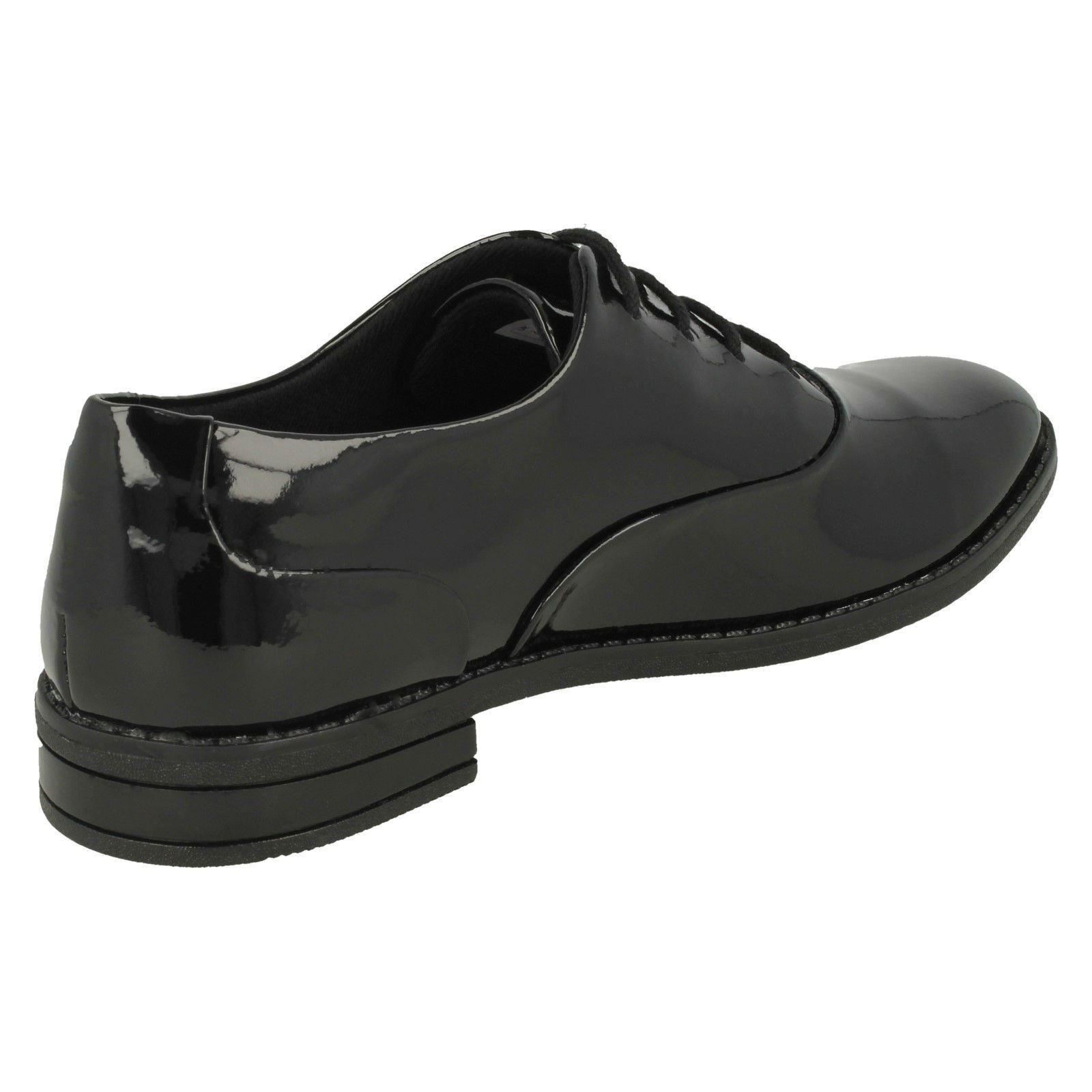 Girls Clarks Lace Up Brogue School Shoes Drew Star eBay
