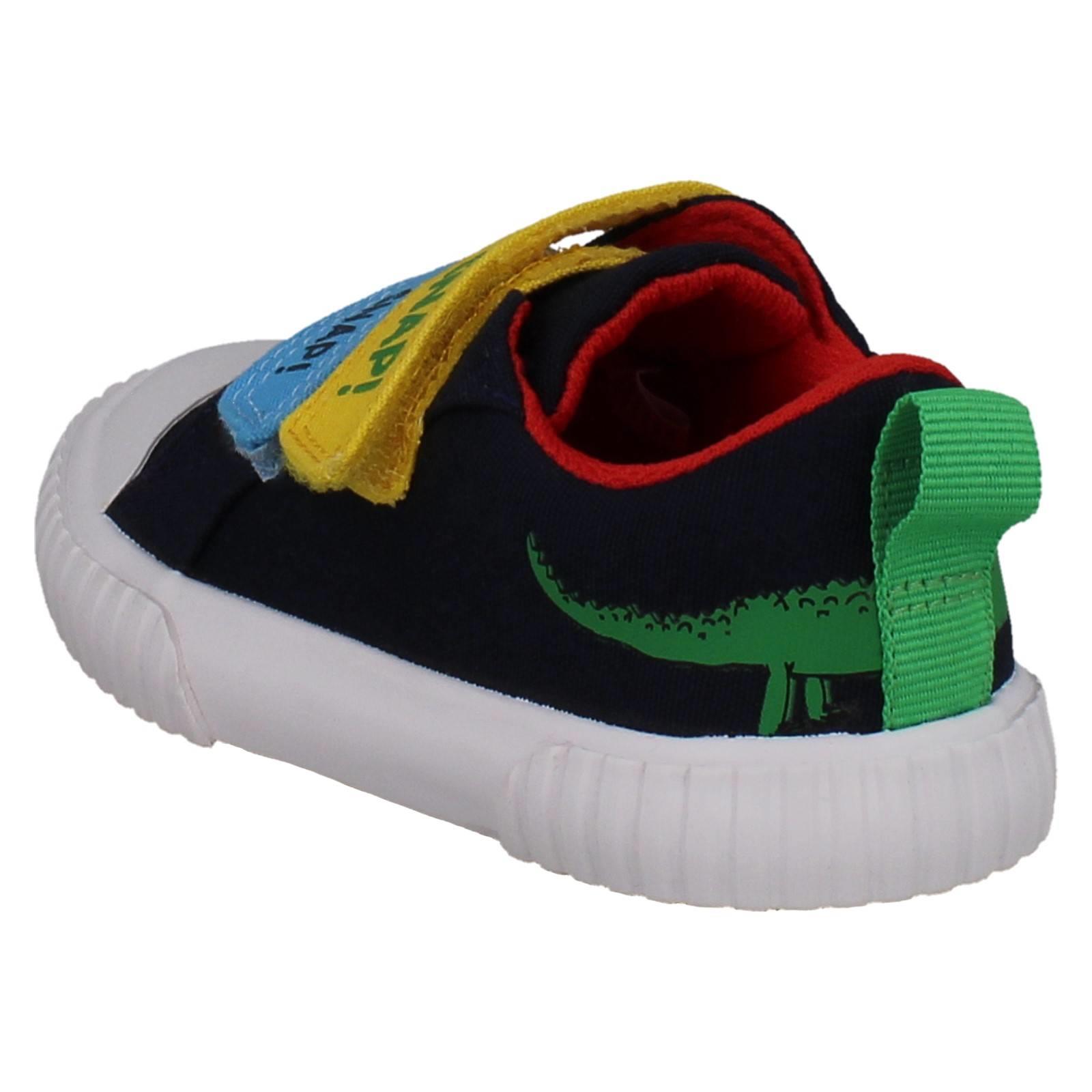 Zapatos de lona coloridos Clarks 'The Enormous Crocodile' para niños RD Foxing Ace - Imagen 13 de 19