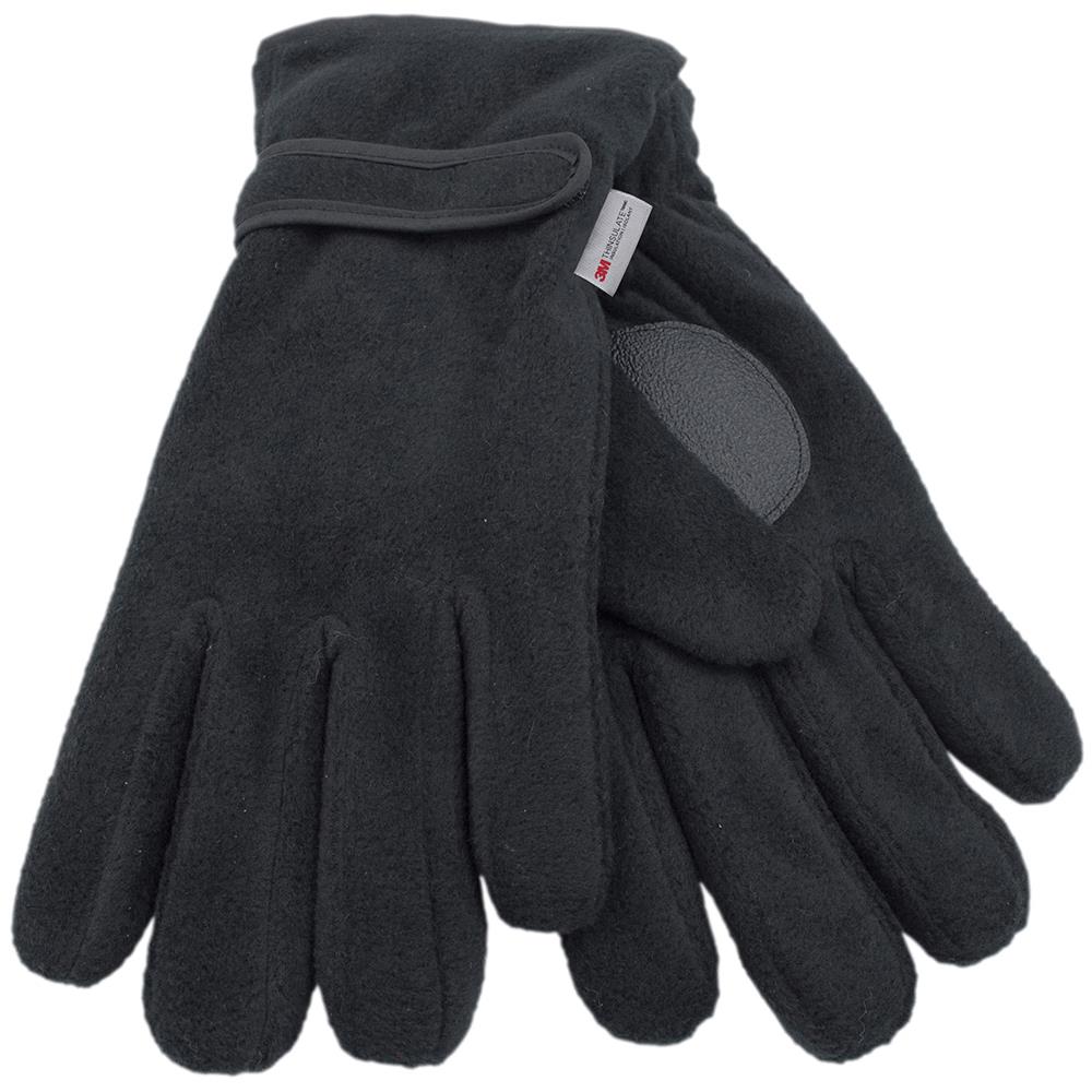 Mens RJM Heat Guard Thinslate Polar Fleece Gloves 'GL127' - Picture 4 of 13