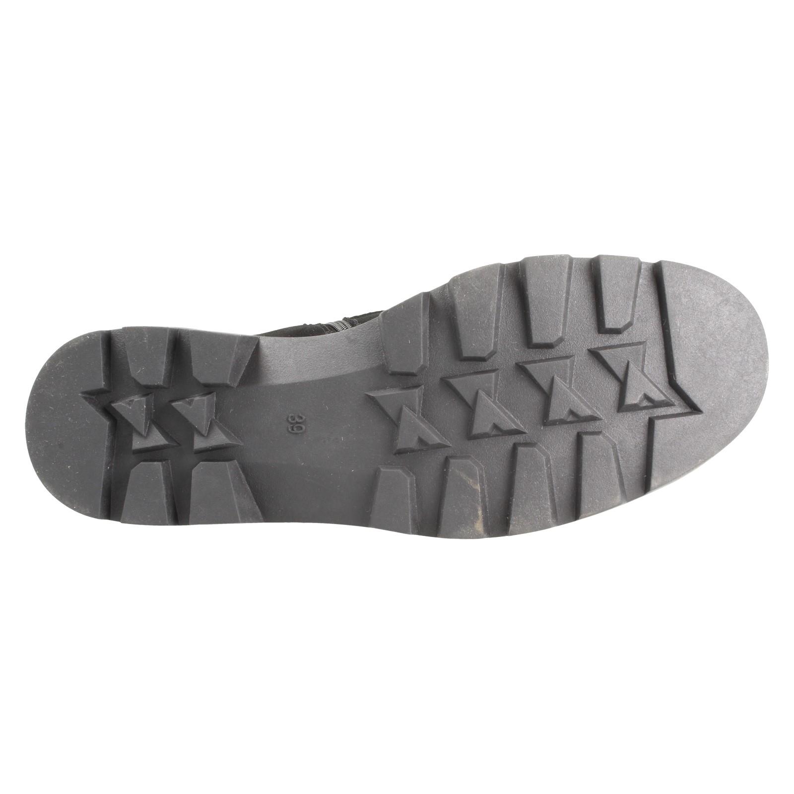 Mujer Hush Puppies Ante Resistente Al Agua Caliente Botines 3CM Tacón Aurelia - Picture 10 of 10