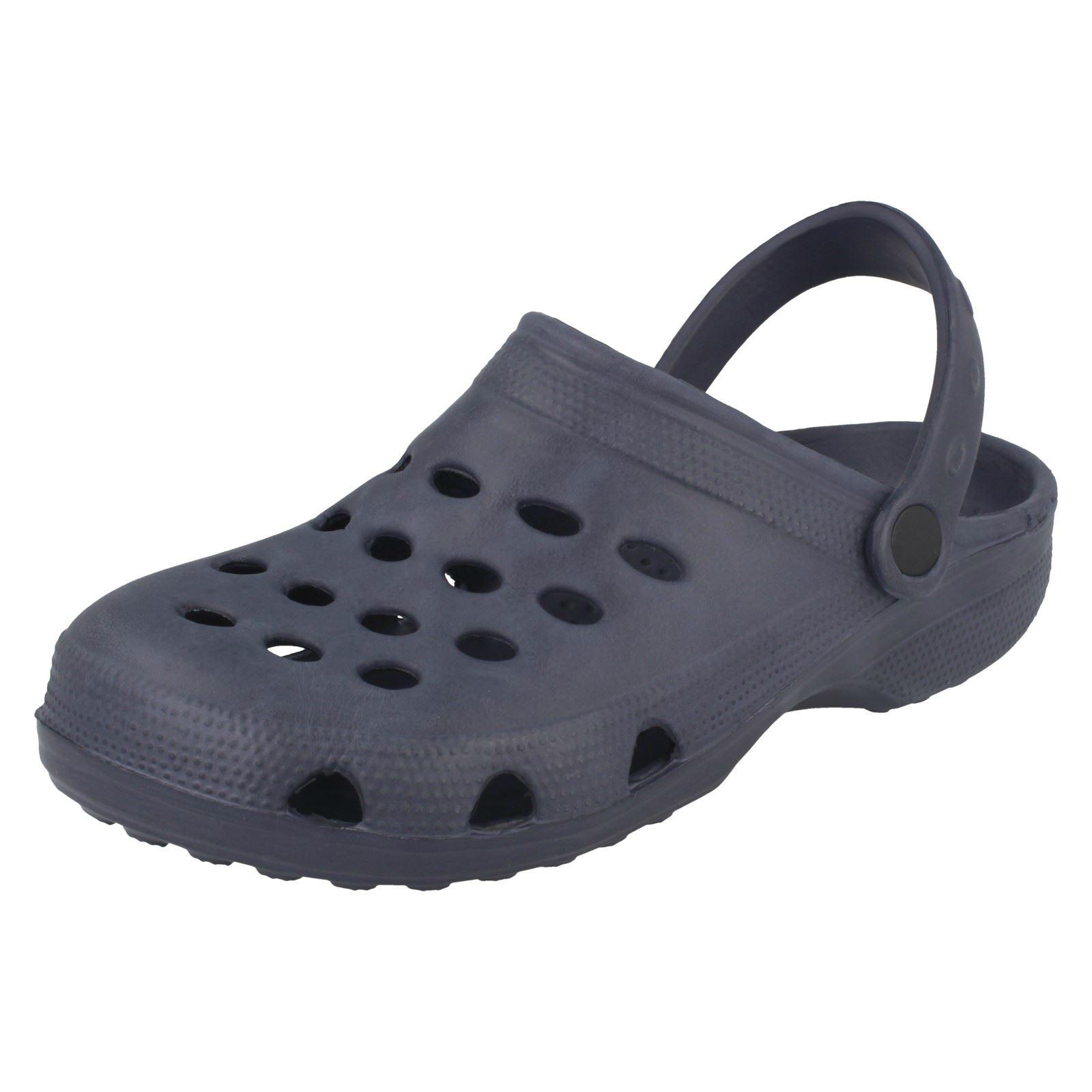 Childrens Unisex Spot On Clogs With Ankle Strap - Picture 11 of 28