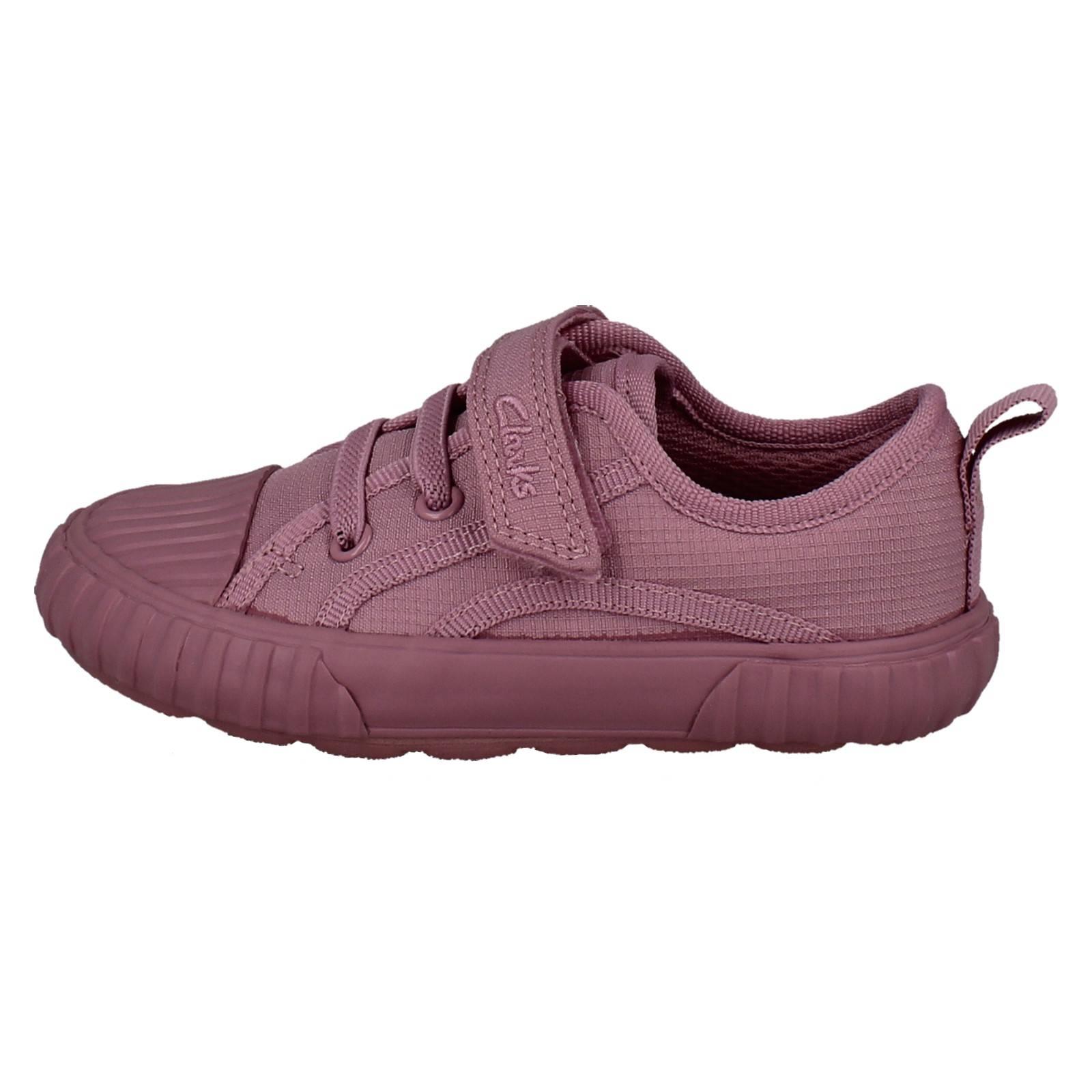 Kids Clarks Stretch Sport Style Washable Canvas Shoes "Foxing Stitch - Picture 30 of 37