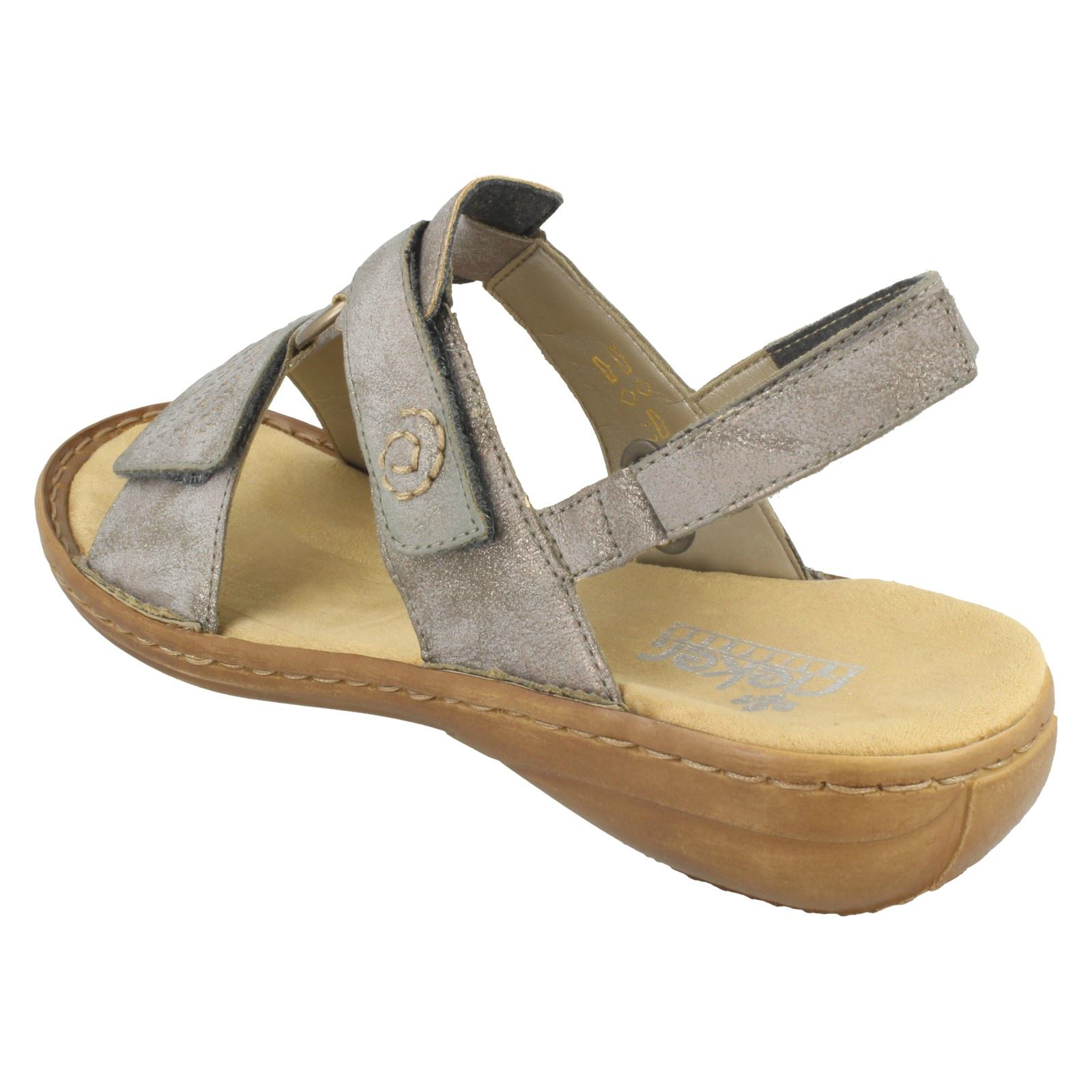 Ladies Rieker 60887 Open Toe Sandals | eBay