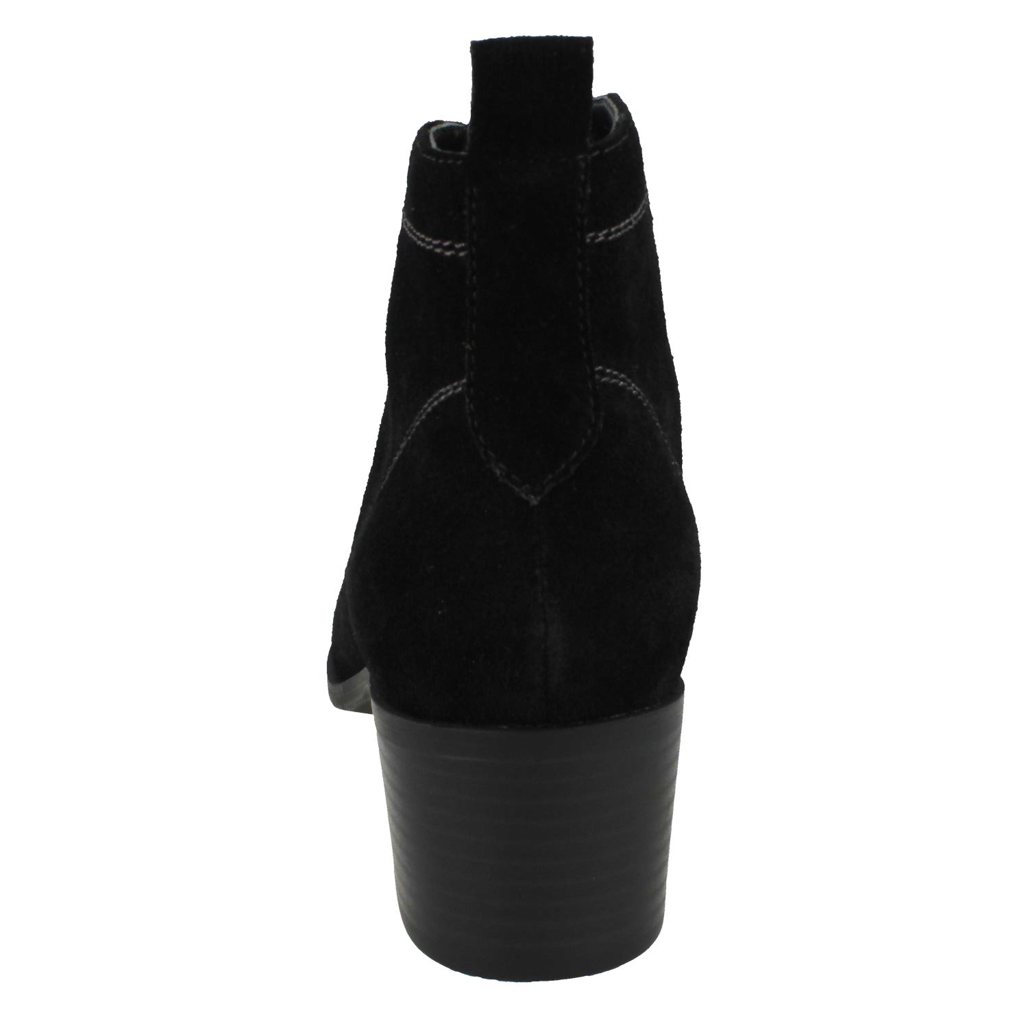 Damen Leder Kollektion Wildleder Schnürstiefeletten - Bild 5 von 10