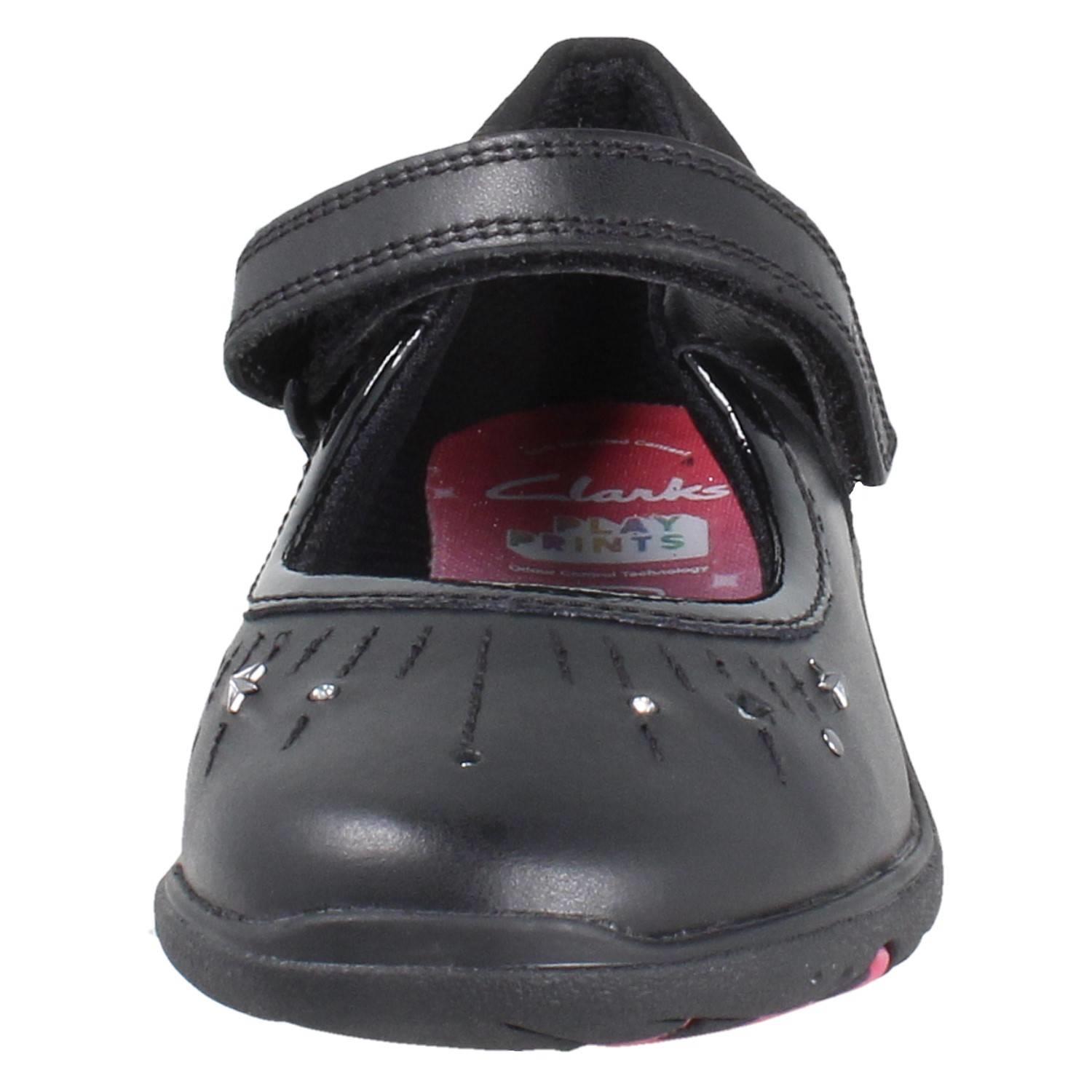 Girls Clarks Playprints Sea-Unicorn Leather Mary Jane School Shoes *Relda Wish* - Picture 9 of 19