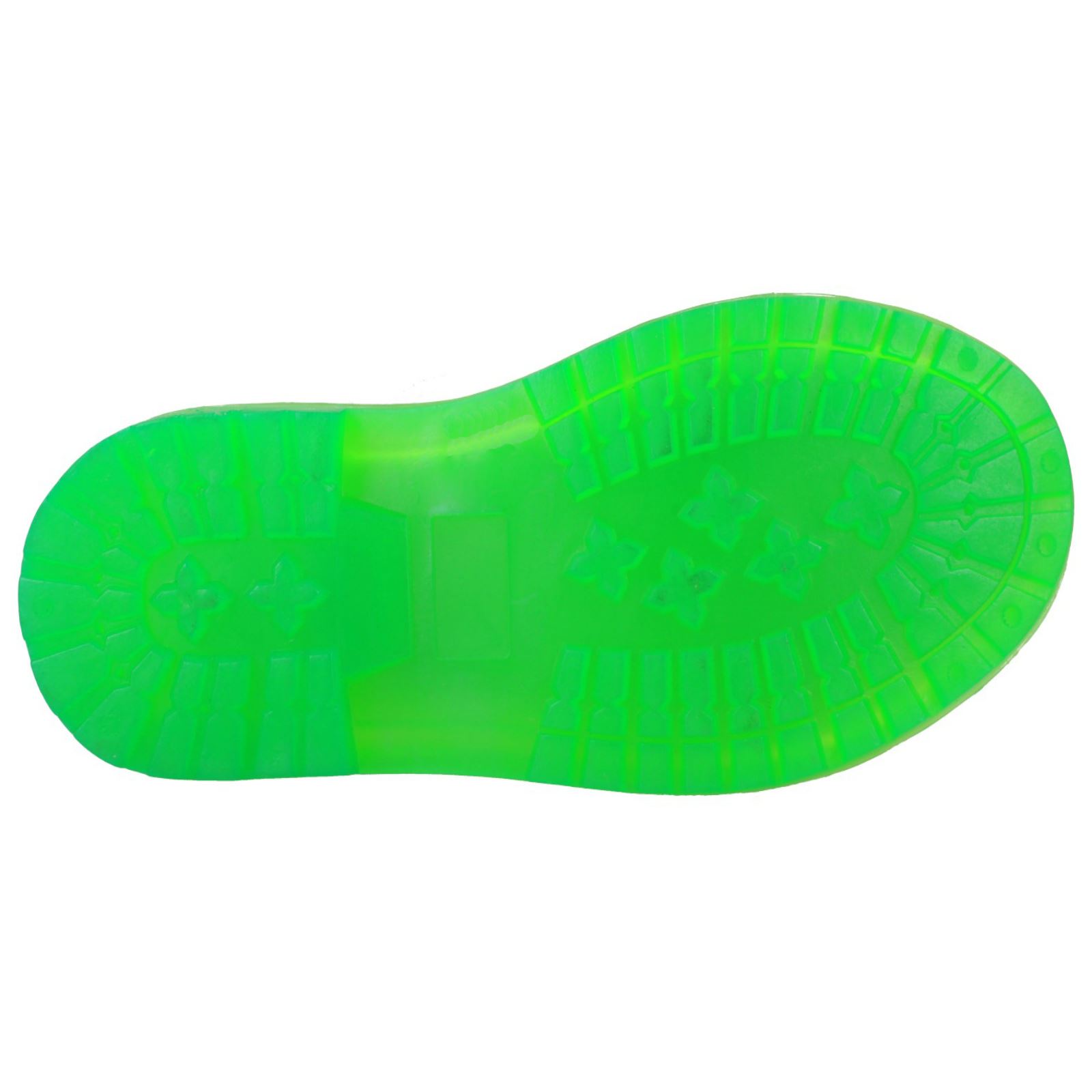 Girls Spot On Lace Up Jelly Look Wellington Boot - Picture 14 of 46