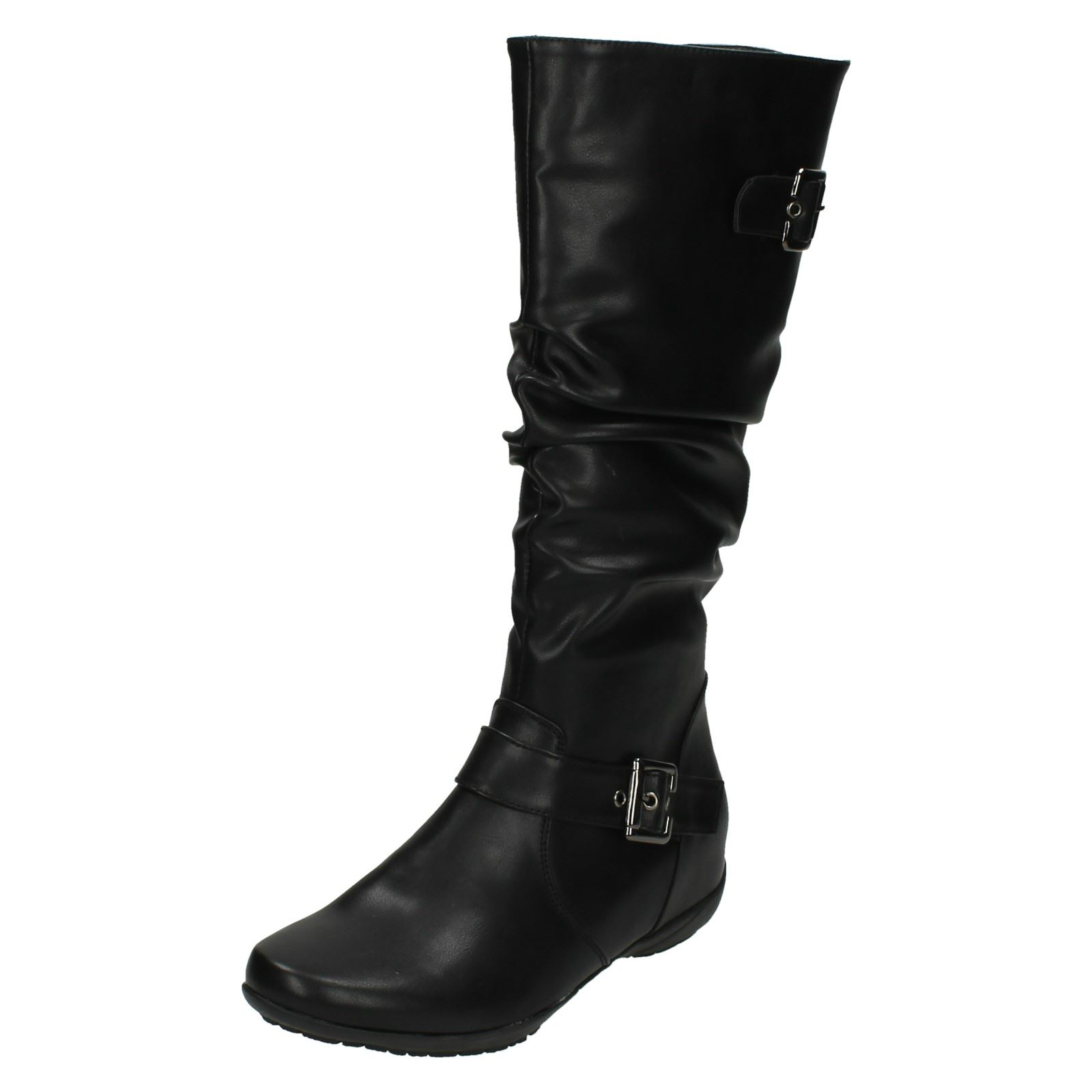 "Botas planas de pierna alta para damas ""F4R386"" - Imagen 2 de 19