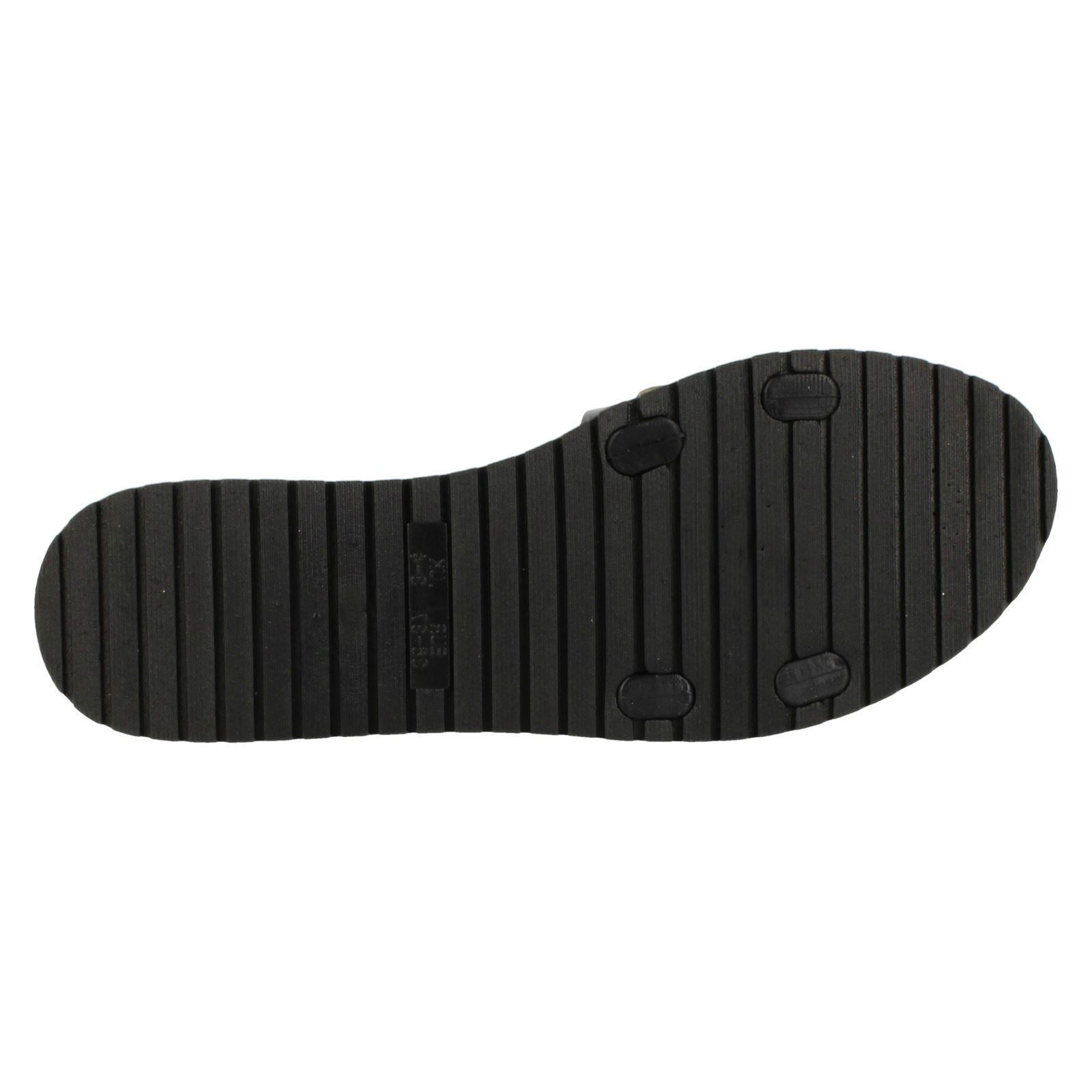 Savannah Damen flache Pantoletten mit Metalldetails - Bild 10 von 28