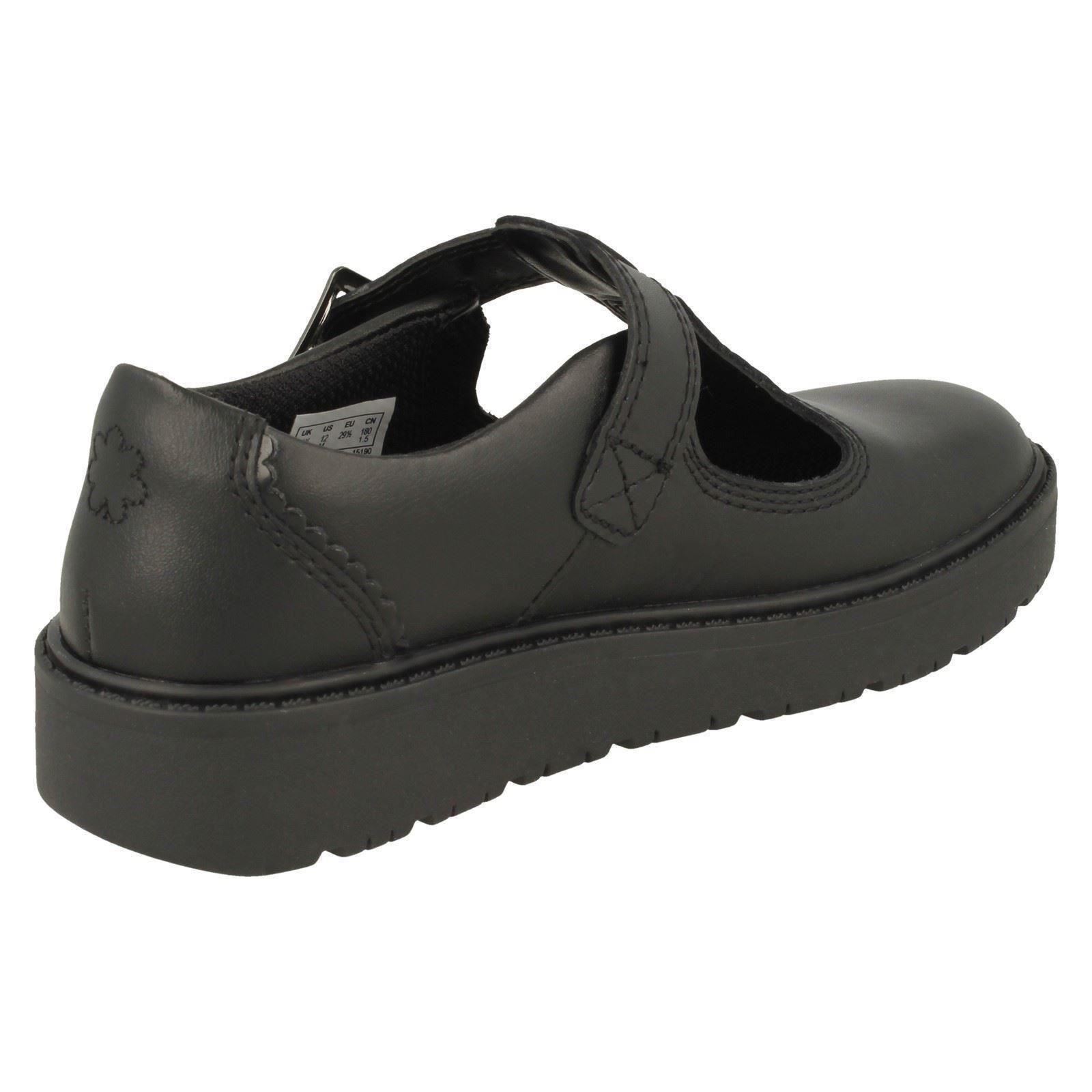 Mädchen Clarks Smart Keilabsatz T-Bar Einfarbig Move K - Picture 6 of 19