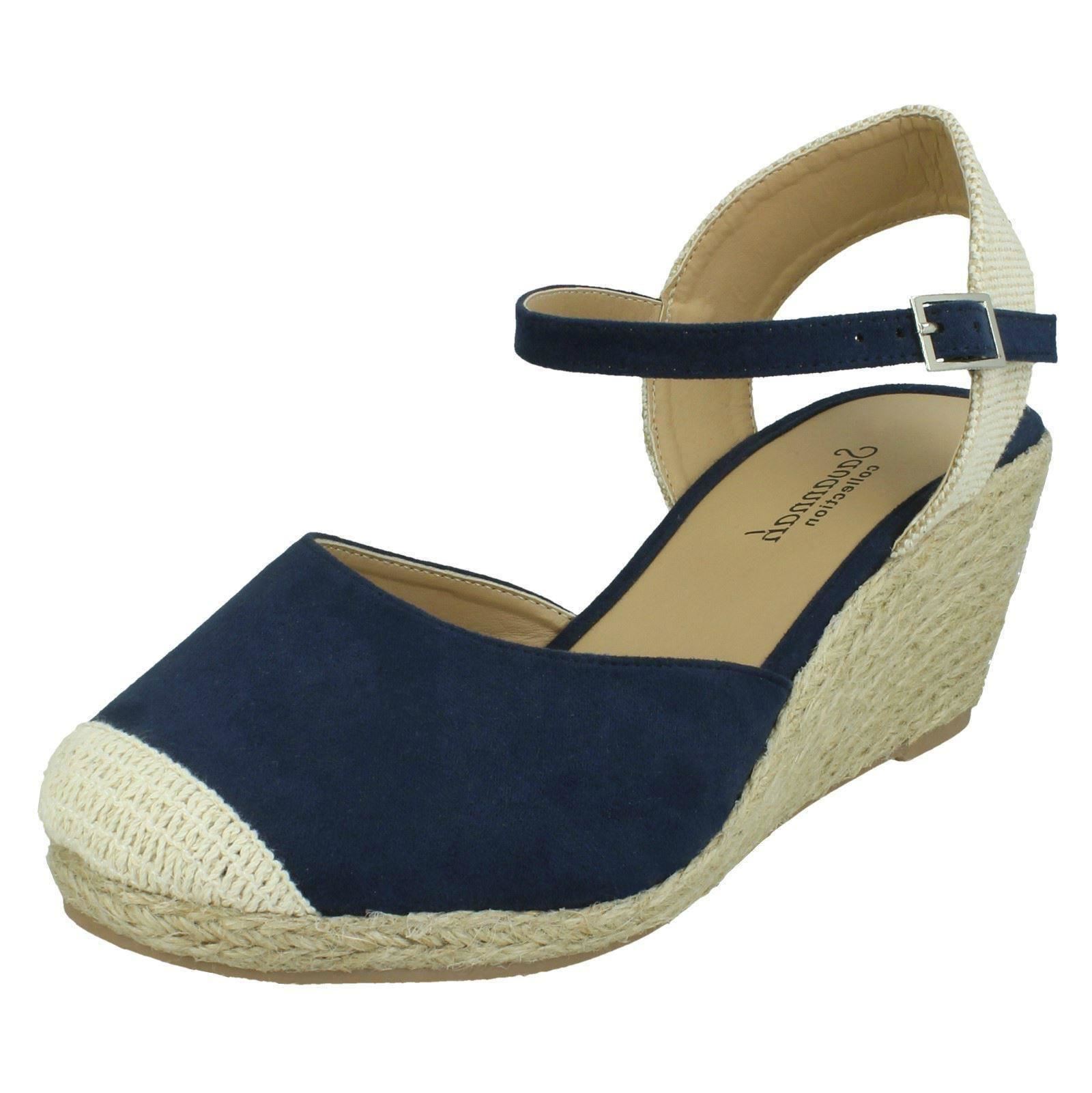 Ladies Savannah Wide Fitting Closed Toe Wedges - Picture 20 of 28