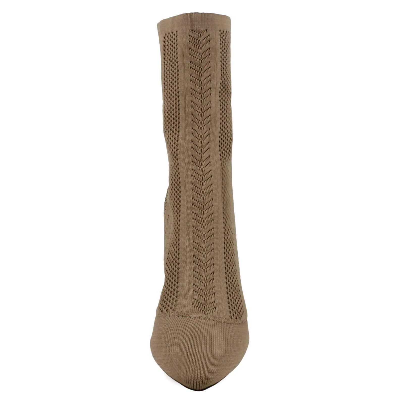 Botas de pantorrilla tejidas de tacón alto Anne Michelle para dama *F5R0876* - Imagen 18 de 19