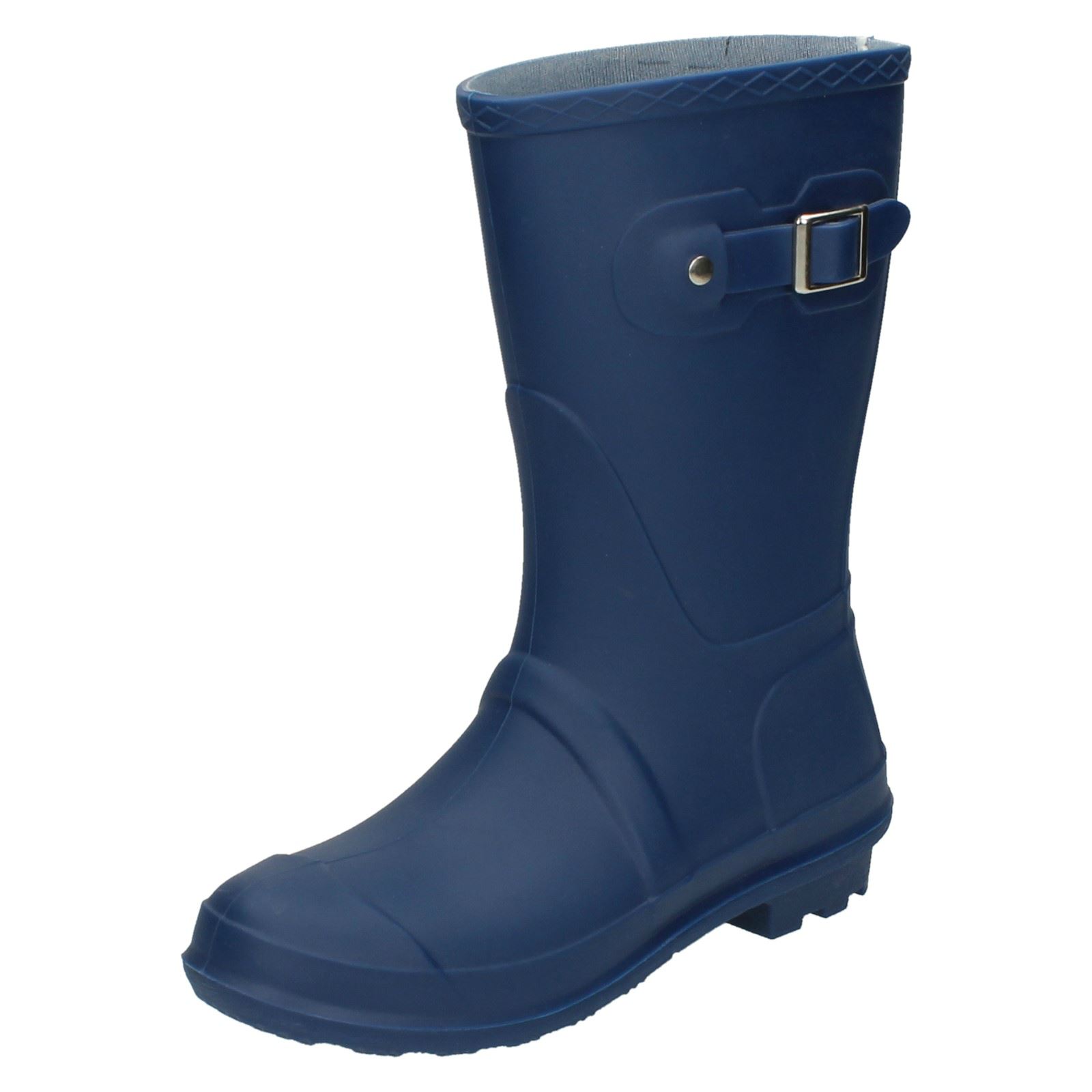 Womens Spot On Casual Wellington Boots X1R219 - Picture 20 of 37
