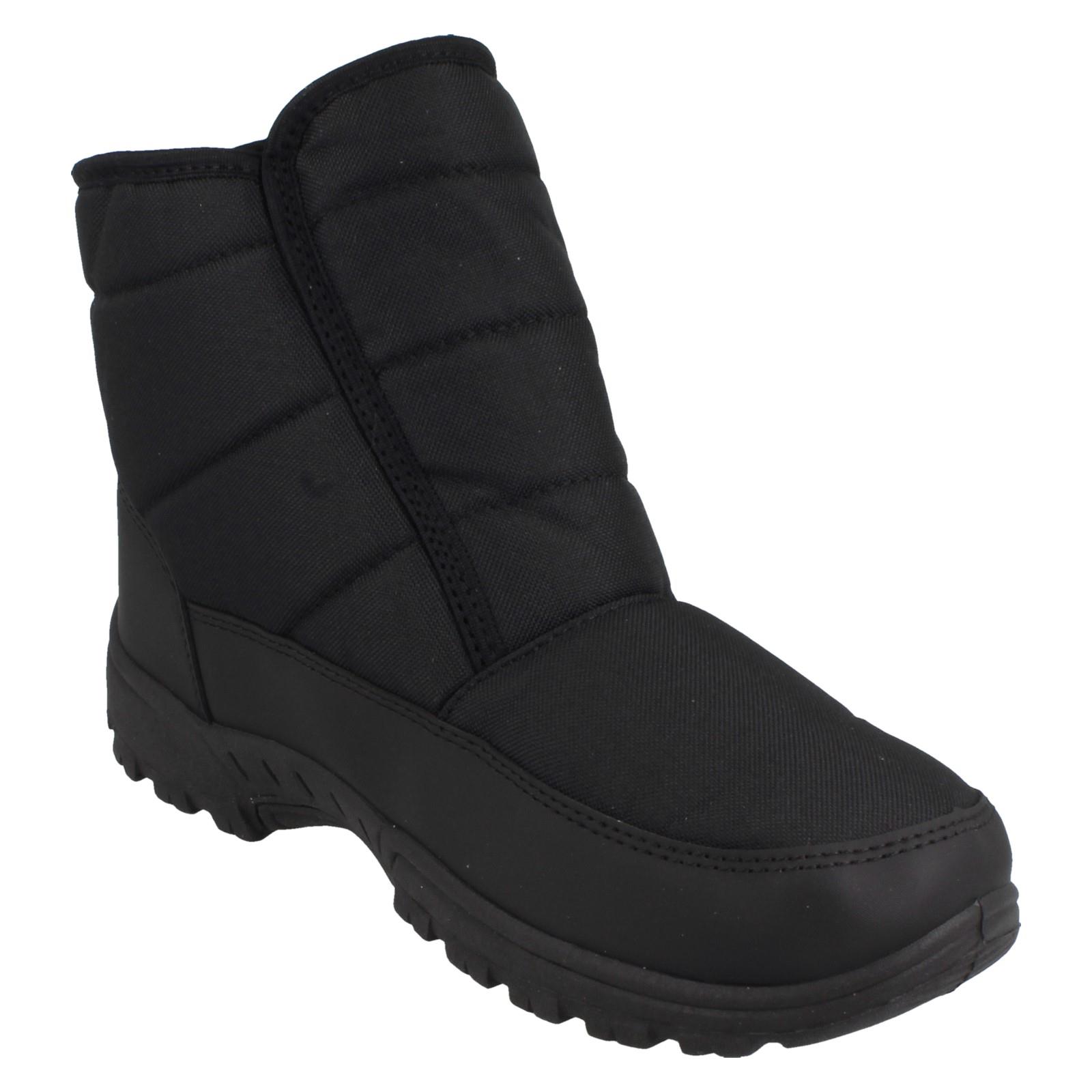 Hombre Cushion Walk Forro de Piel Botas Nieve Con Thermo-Tex Ideal Ropa Invierno - Imagen 8 de 10
