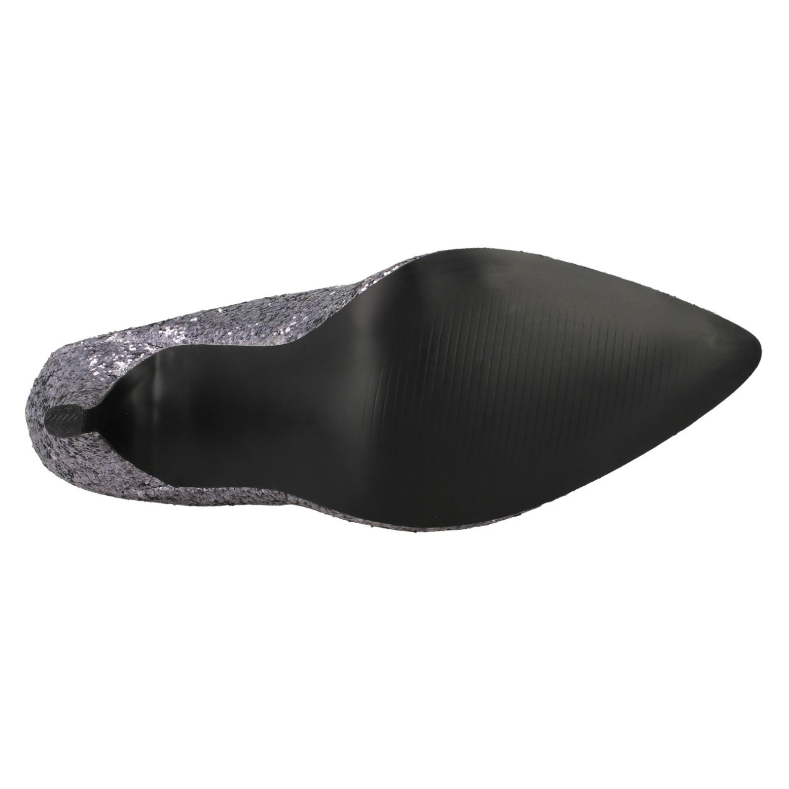 Ladies Anne Michelle Glitter Design Court Shoe - Picture 28 of 28