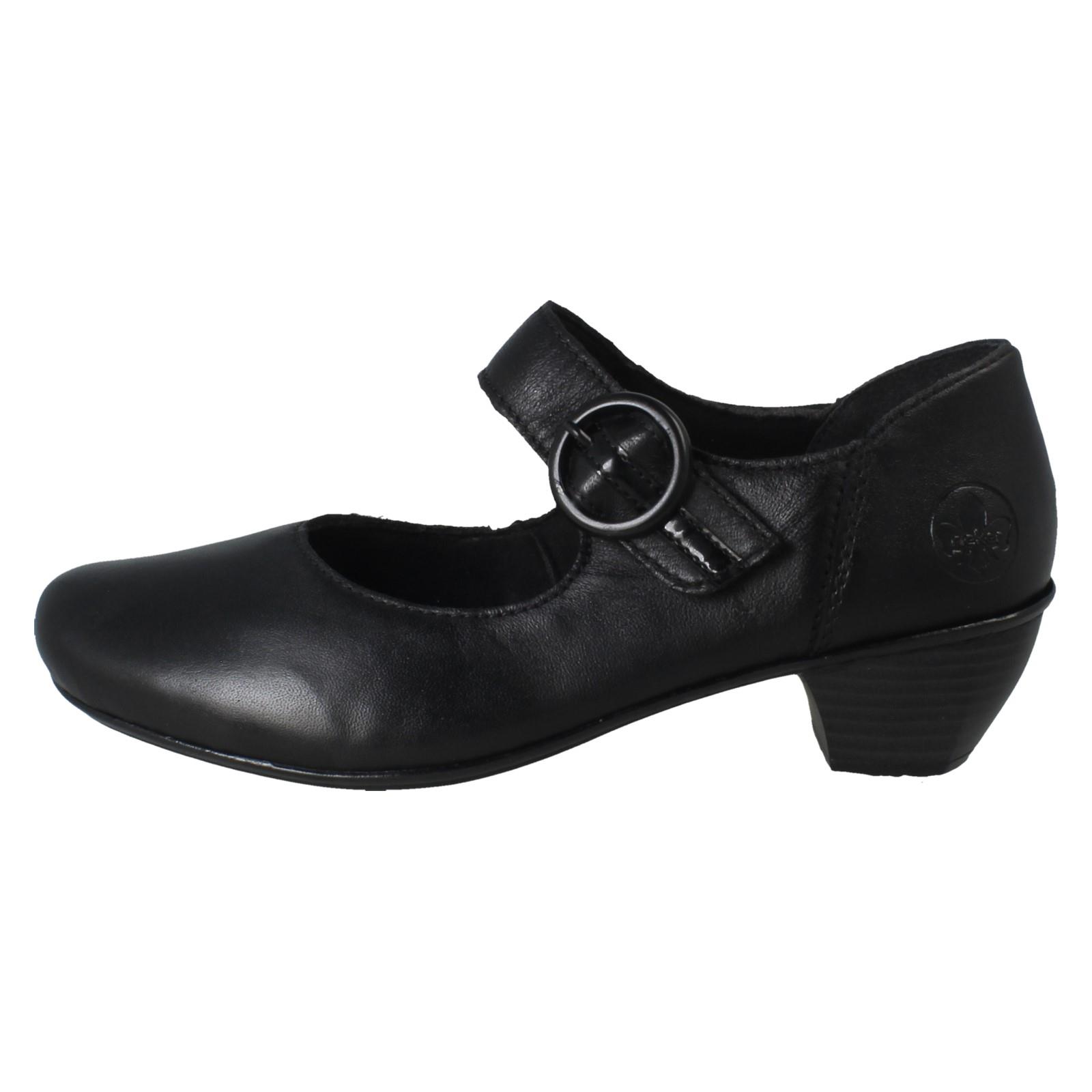 Ladies Rieker Buckle Detailed Hook and Loop Smart Heels, 41756 - Picture 3 of 19