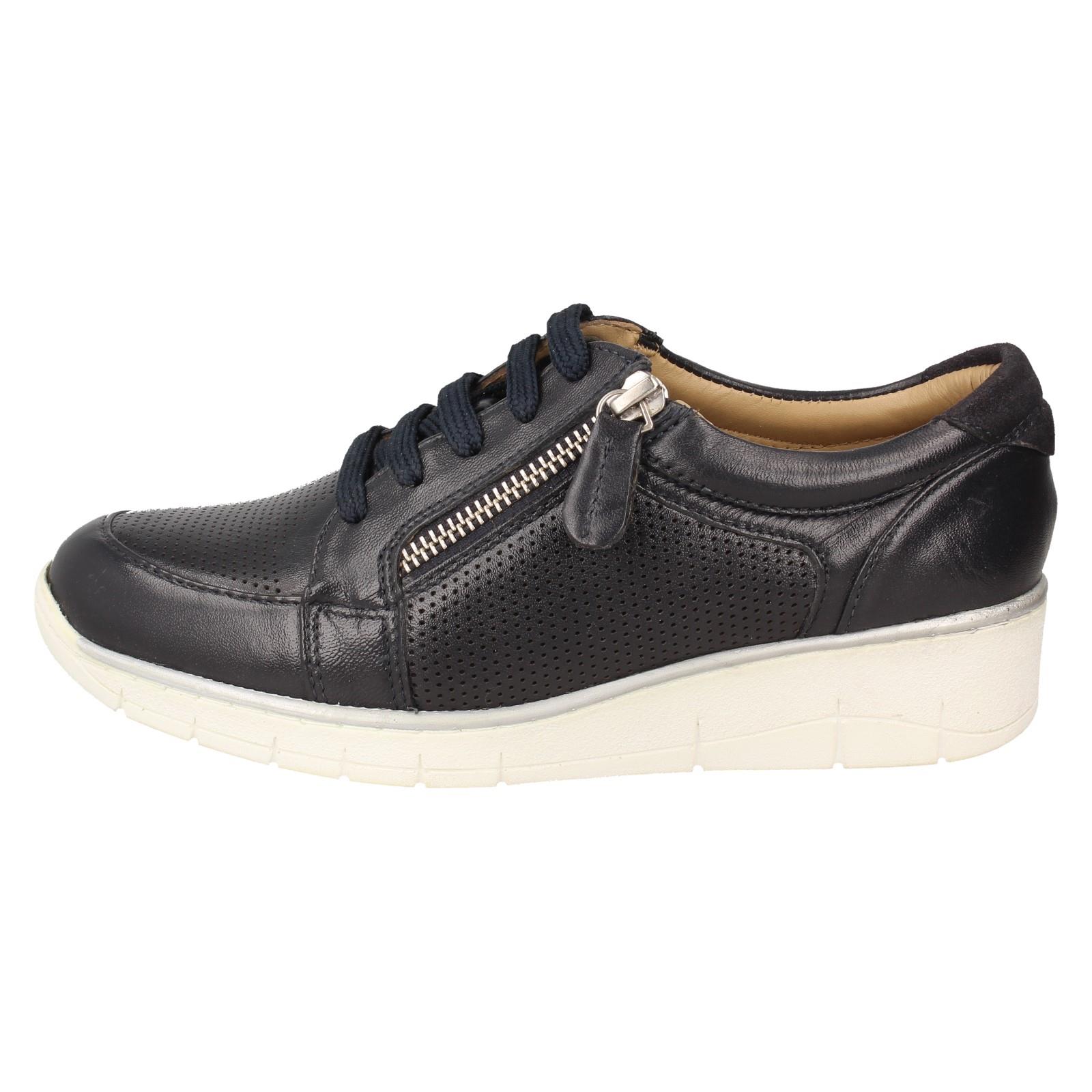 Zapatillas deportivas con cordones y cremallera lateral para dama Ivy - Imagen 15 de 19