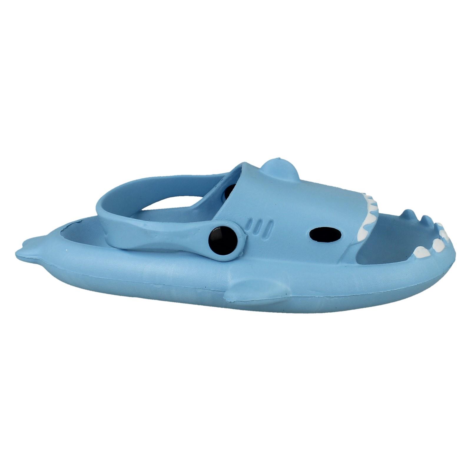'Childrens Spot On' Cute Shark Detailed Summer Clogs - N0R076 - Picture 15 of 28