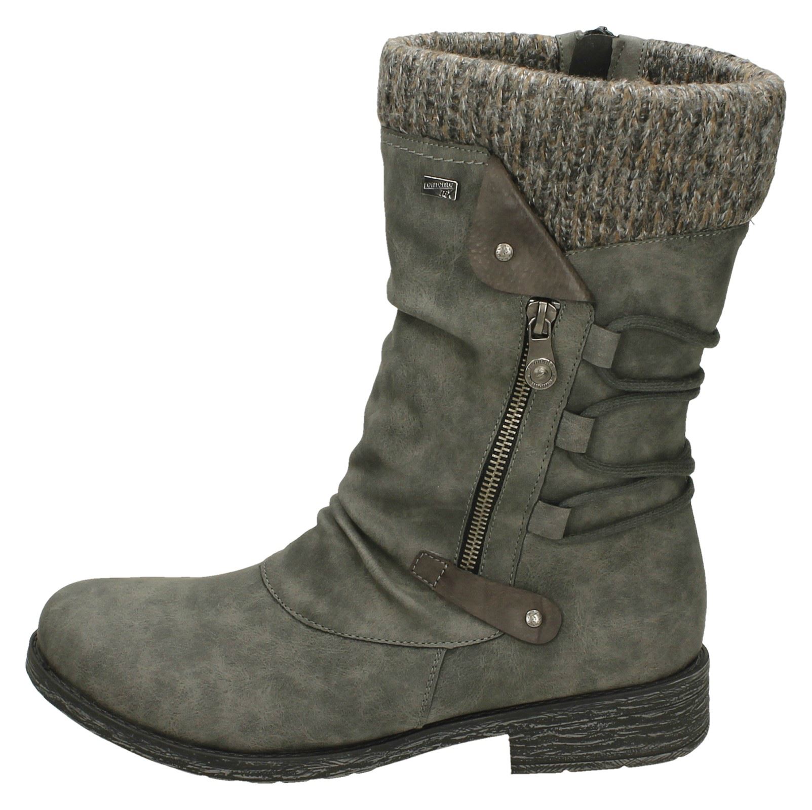 Botas Remonte-Tex informales con cremallera forradas cálidas para dama D8070 - Imagen 28 de 28