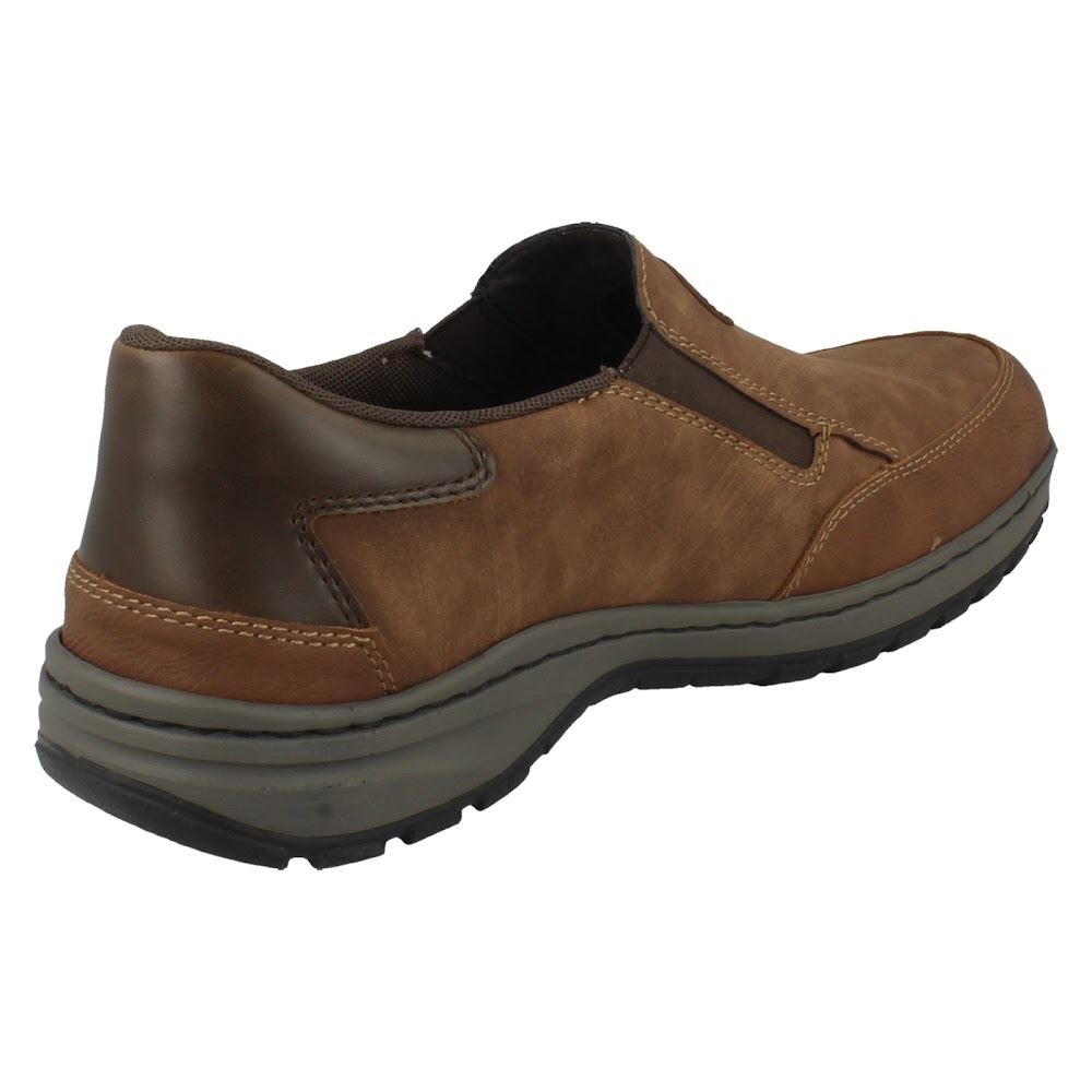 Mens Rieker Slip On Casual Shoes Extra Wide Fit Removable Insoles *03365* - Picture 15 of 19